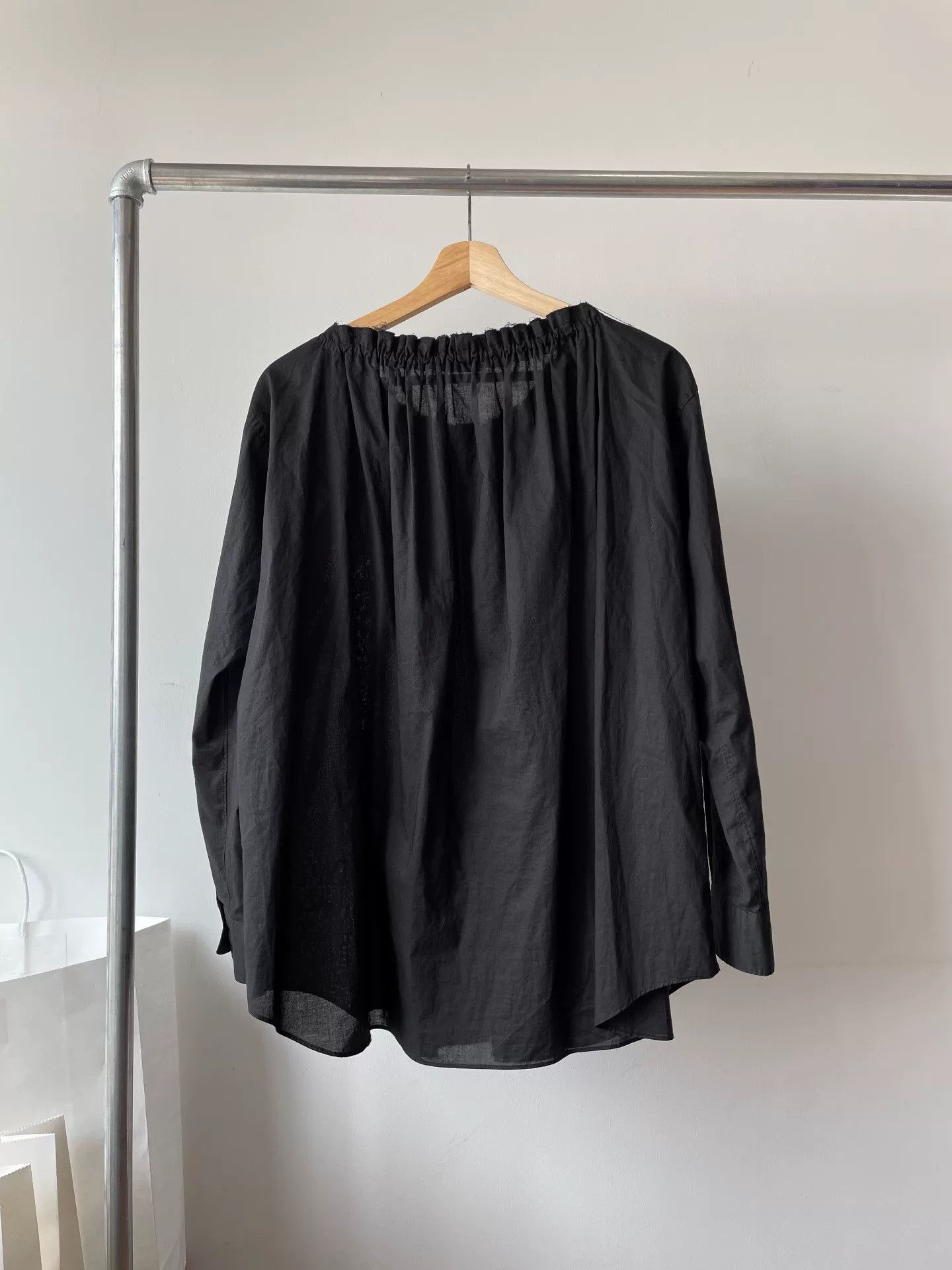 Rei Kawakubo Comme des Garcons Black Tie Shirt Size S / US 4 / IT 40 - 4 Thumbnail