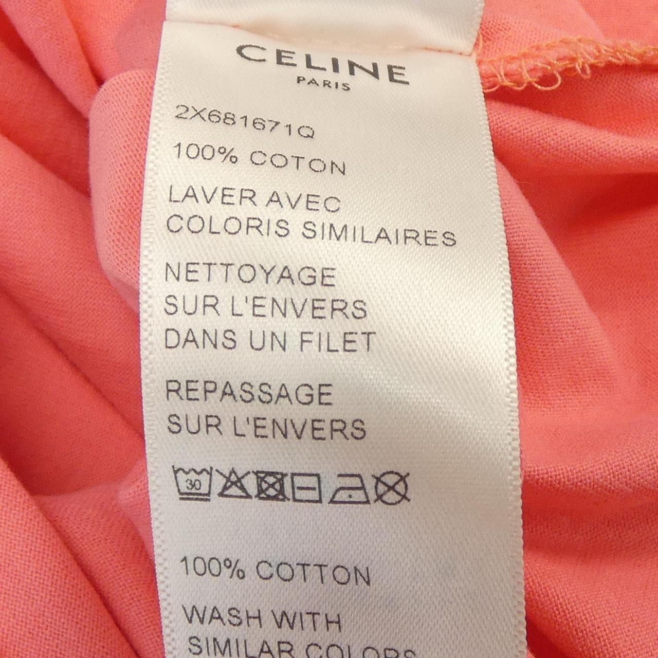 Celine Celine Celine CELINE Loose T-shirt Textile T-Shirts 2X681671Q DUTY FREE for USA Size ONE SIZE - 3 Thumbnail