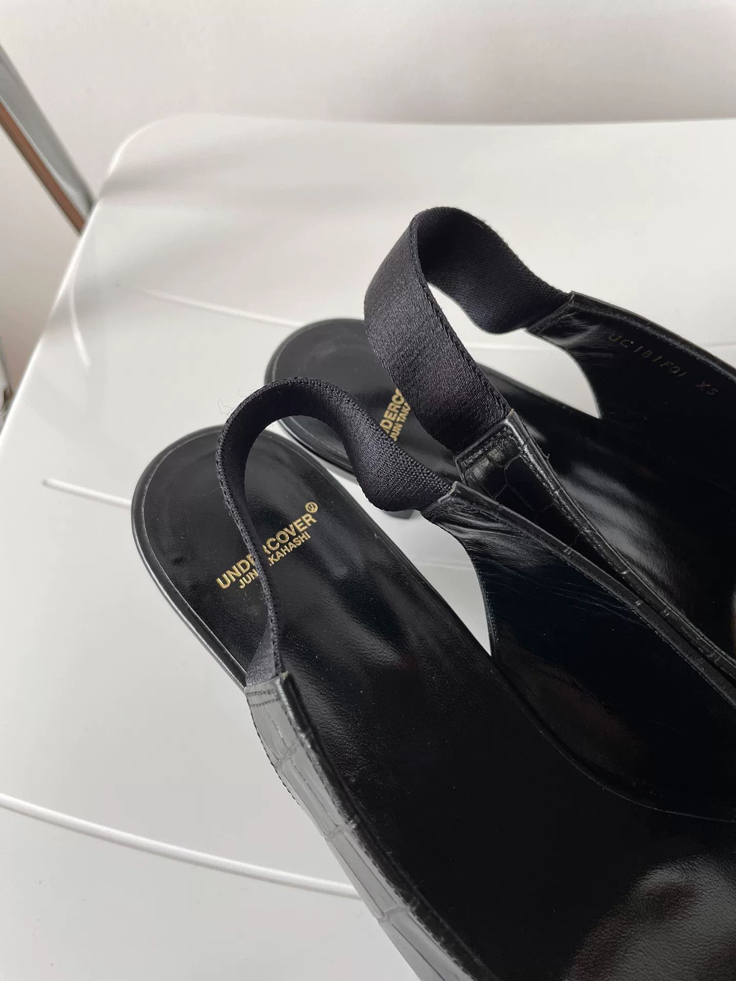 Undercover Undercover Pointed Low Heel Leather Shoes Size US 4.5 / IT 34.5 - 4 Thumbnail