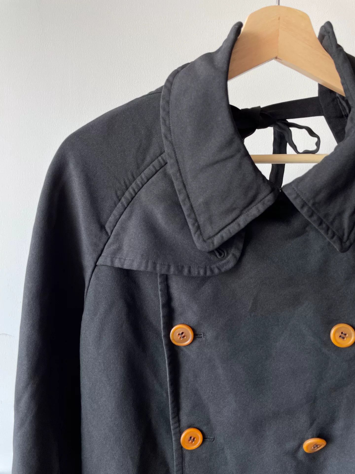 Comme des Garcons Comme des Garçons Backless Strap Trench Coat Size S / US 4 / IT 40 - 2 Thumbnail