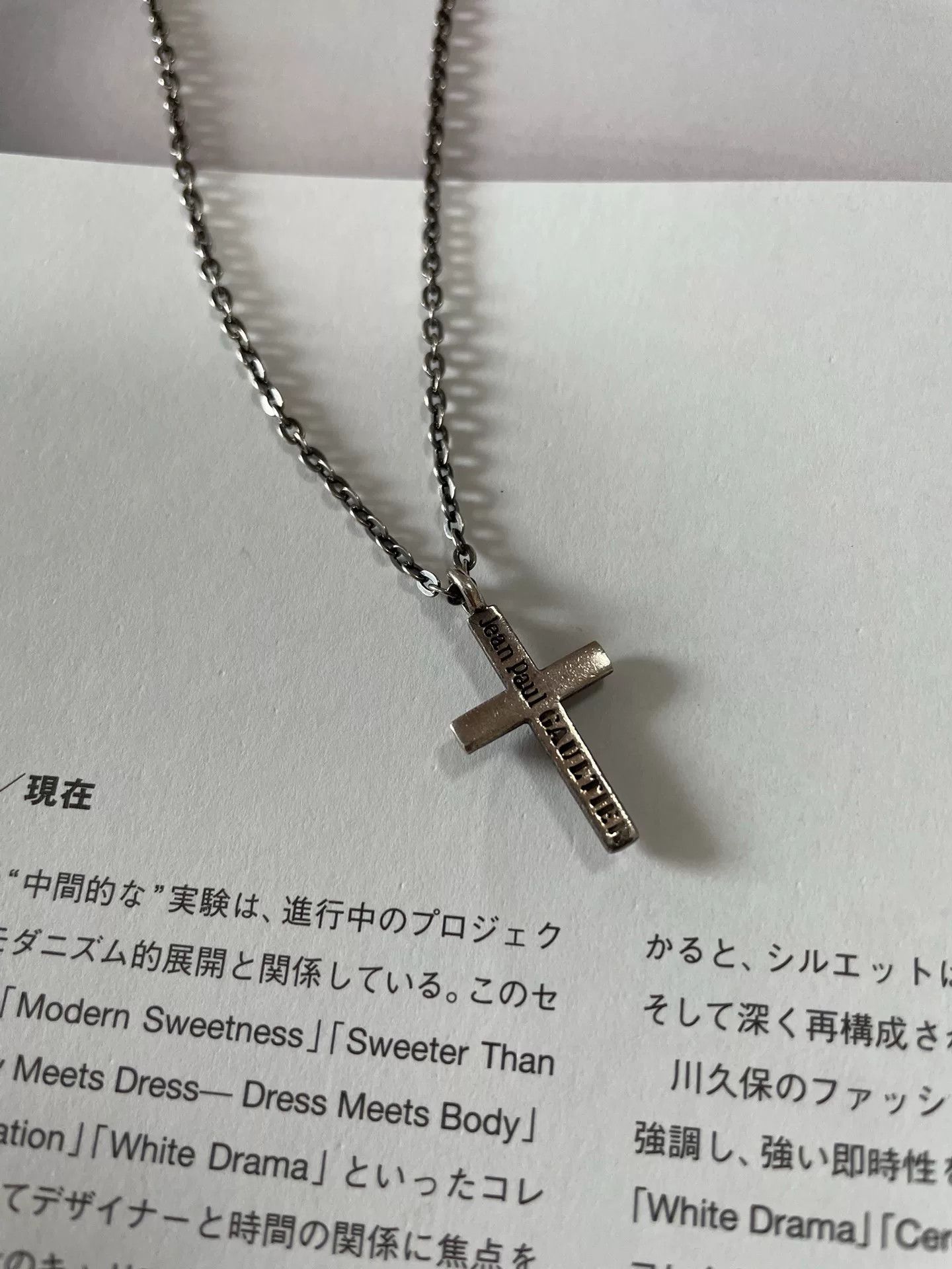 Jean Paul Gaultier Jean Paul Gaultier JPG 90s Cross Necklace Size ONE SIZE - 3 Thumbnail