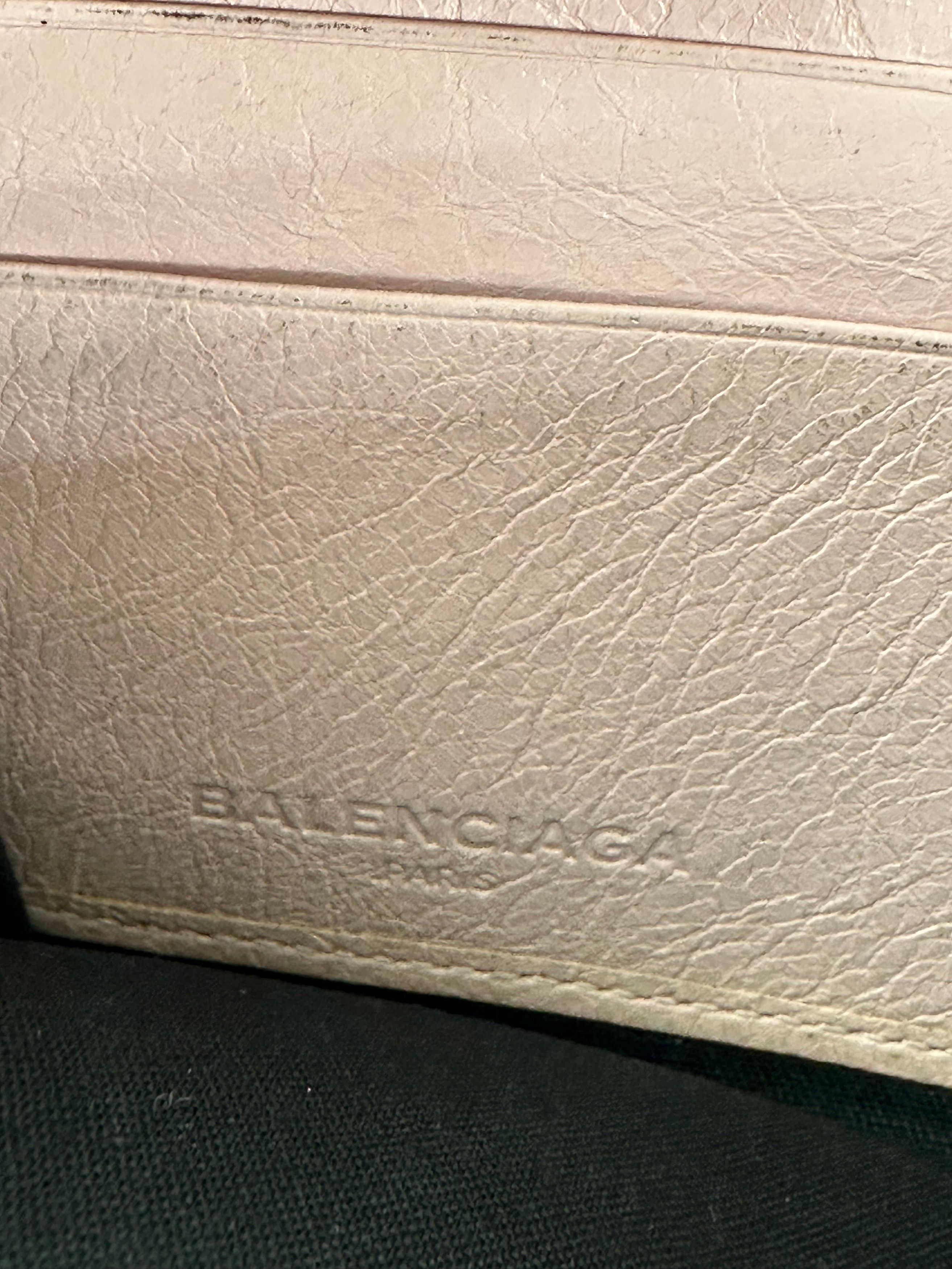 Balenciaga Vintage Leather City Wallet Pink Size ONE SIZE - 5 Thumbnail
