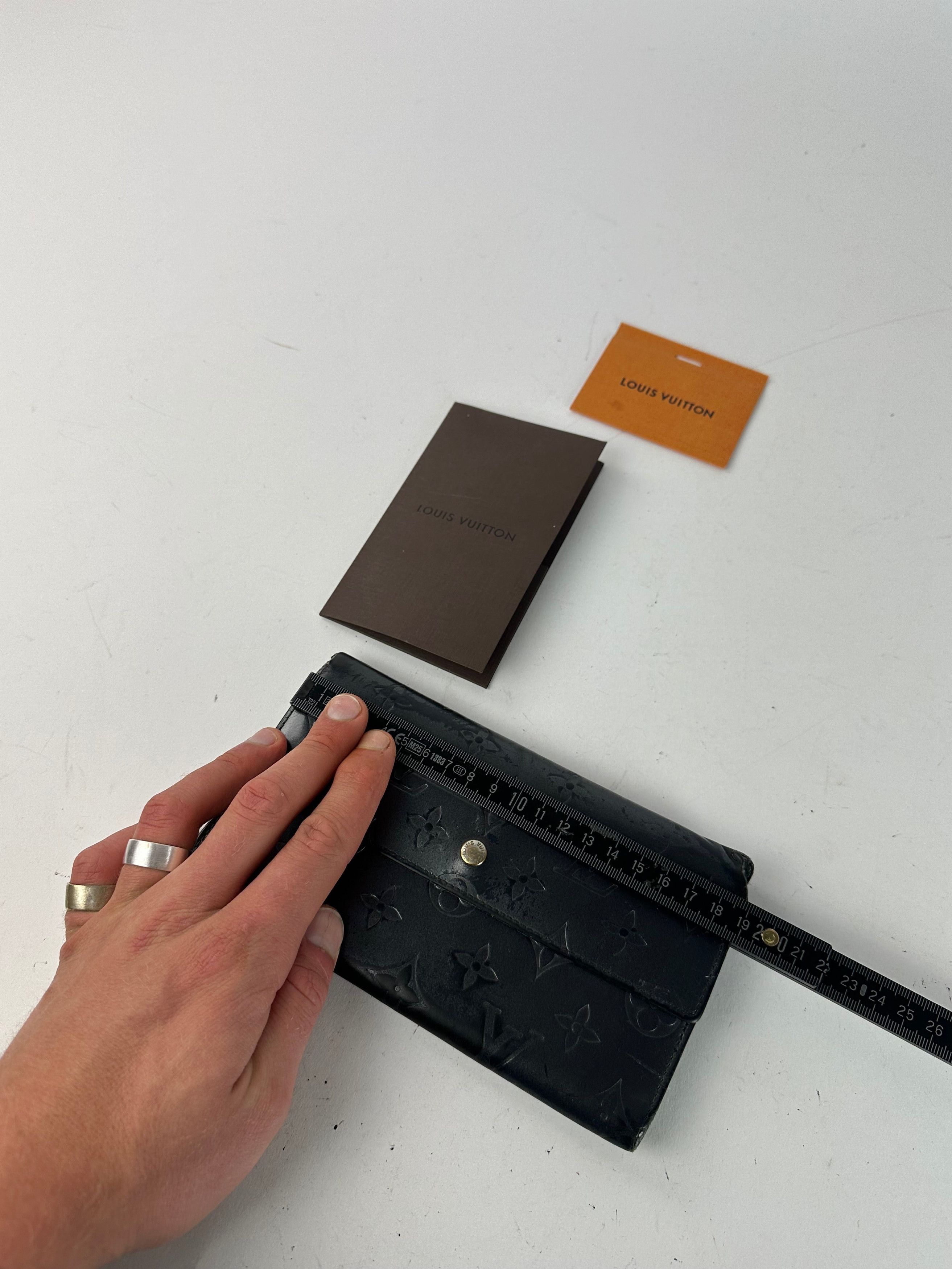 Louis Vuitton Vintage Vernis Leather Long Wallet Black Size ONE SIZE - 7 Thumbnail