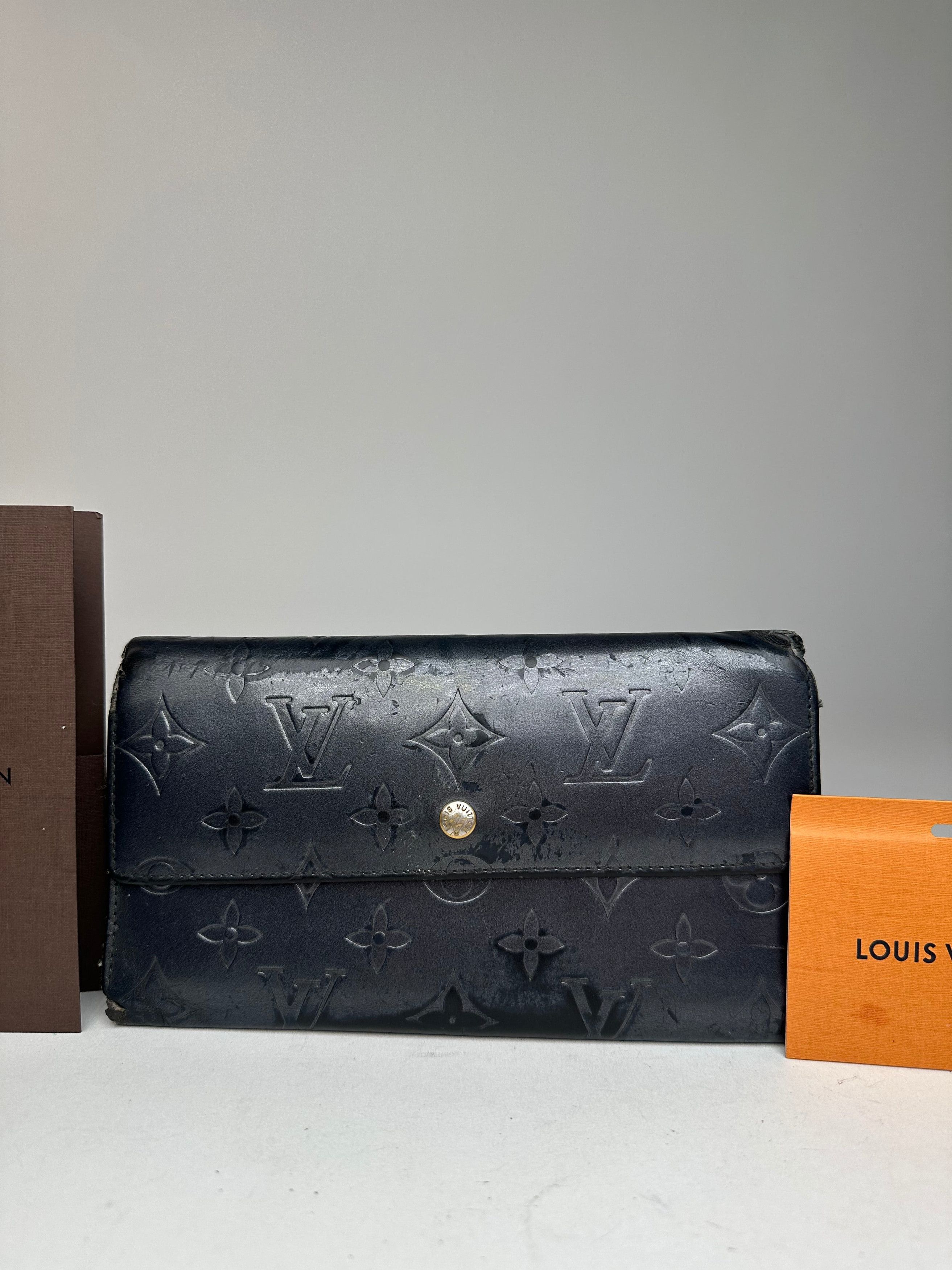 Louis Vuitton Vintage Vernis Leather Long Wallet Black Size ONE SIZE - 5 Thumbnail