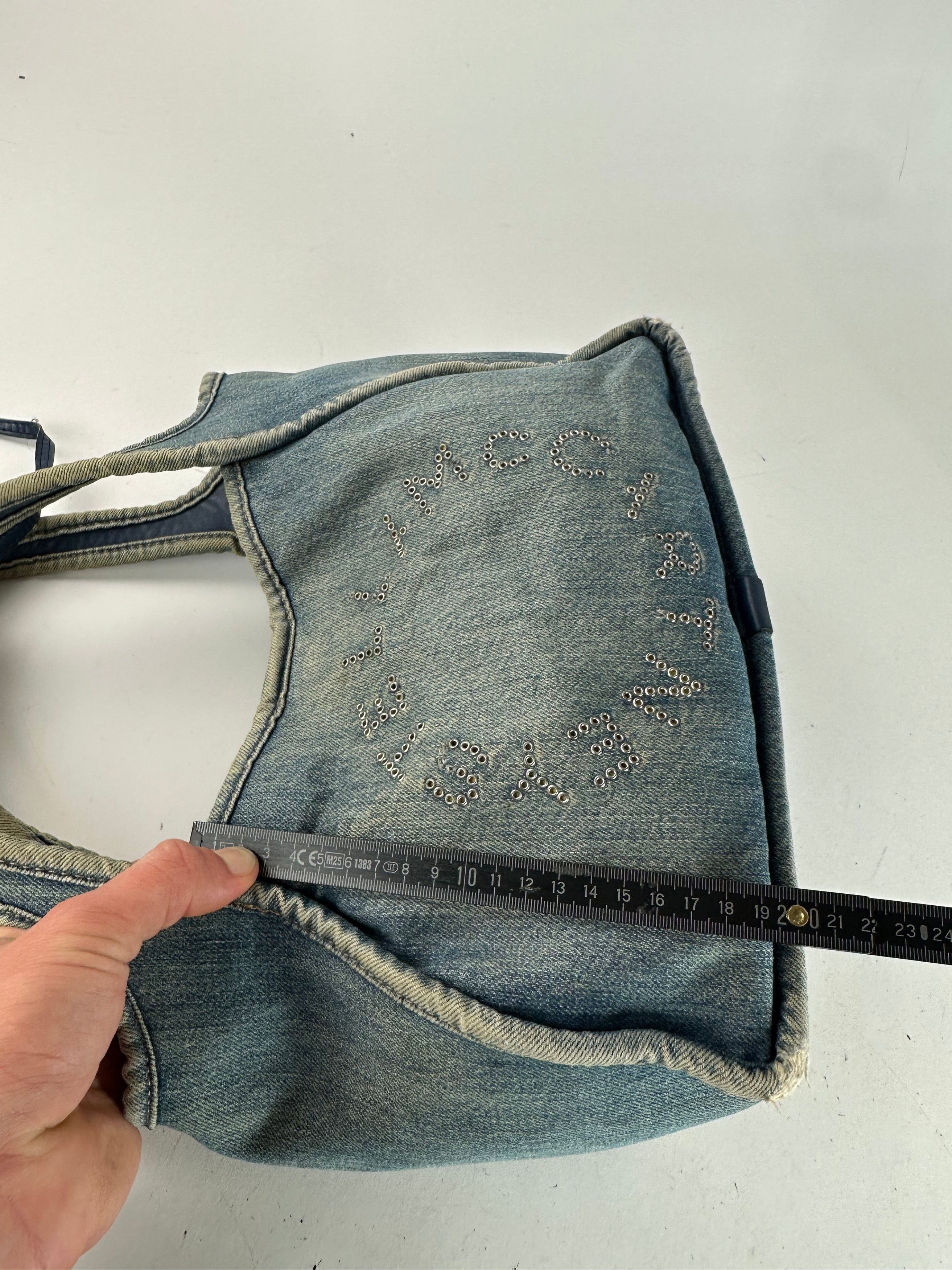Stella McCartney Vintage Stella Mc Cartney Denim Vegan Leather Bag Blue Size ONE SIZE - 11 Thumbnail