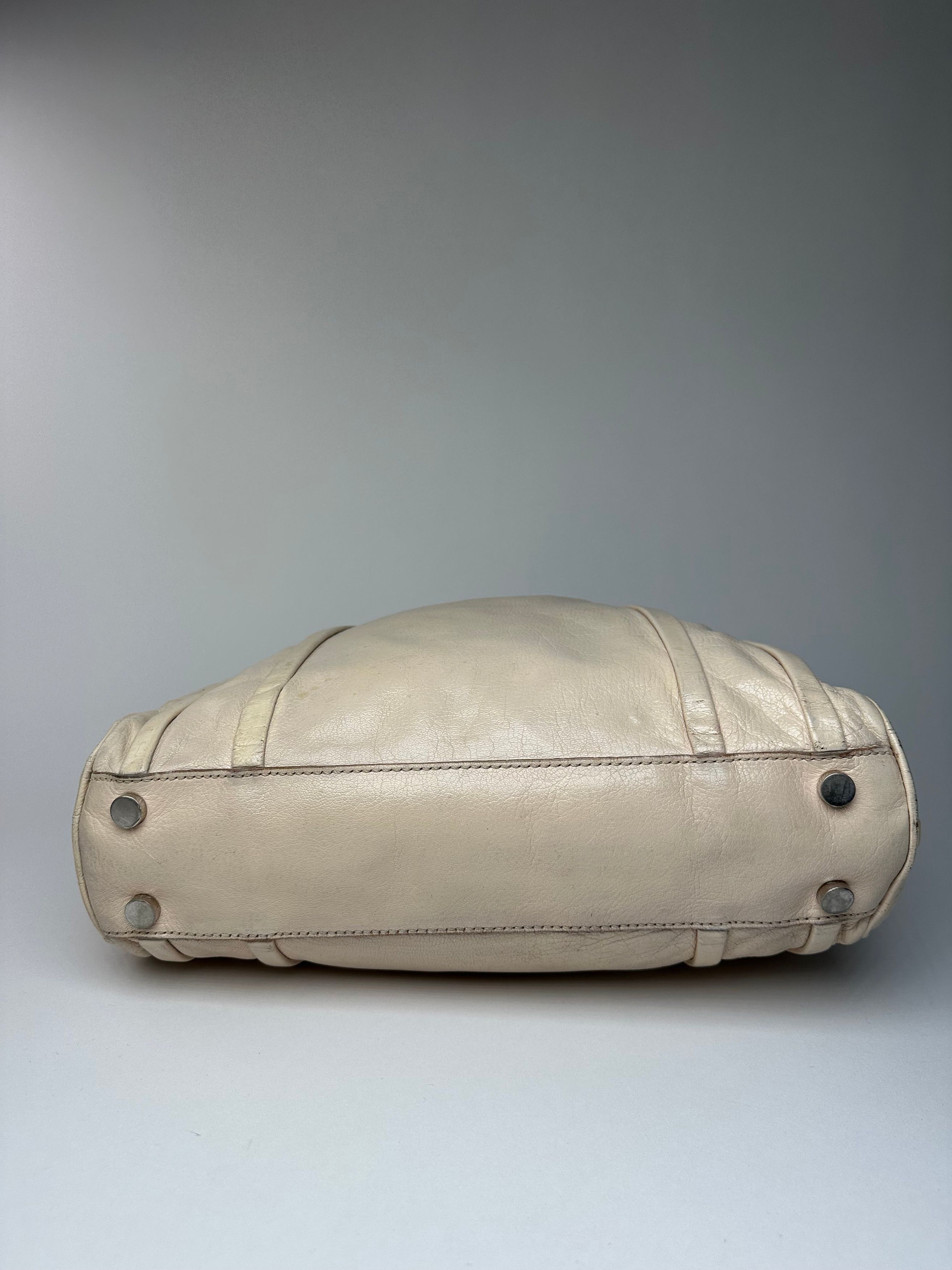Celine Vintage Paris Leather Handbag Grey Size ONE SIZE - 10 Thumbnail