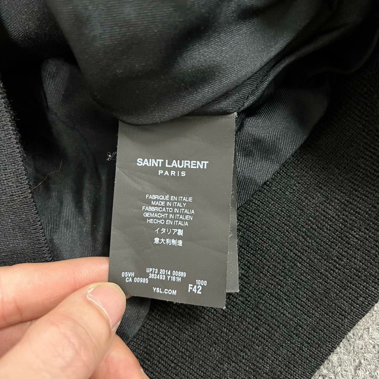 Saint Laurent Paris Saint Laurent SLP Silk Satin Baseball Jacket Size US XS / EU 42 / 0 - 6 Thumbnail