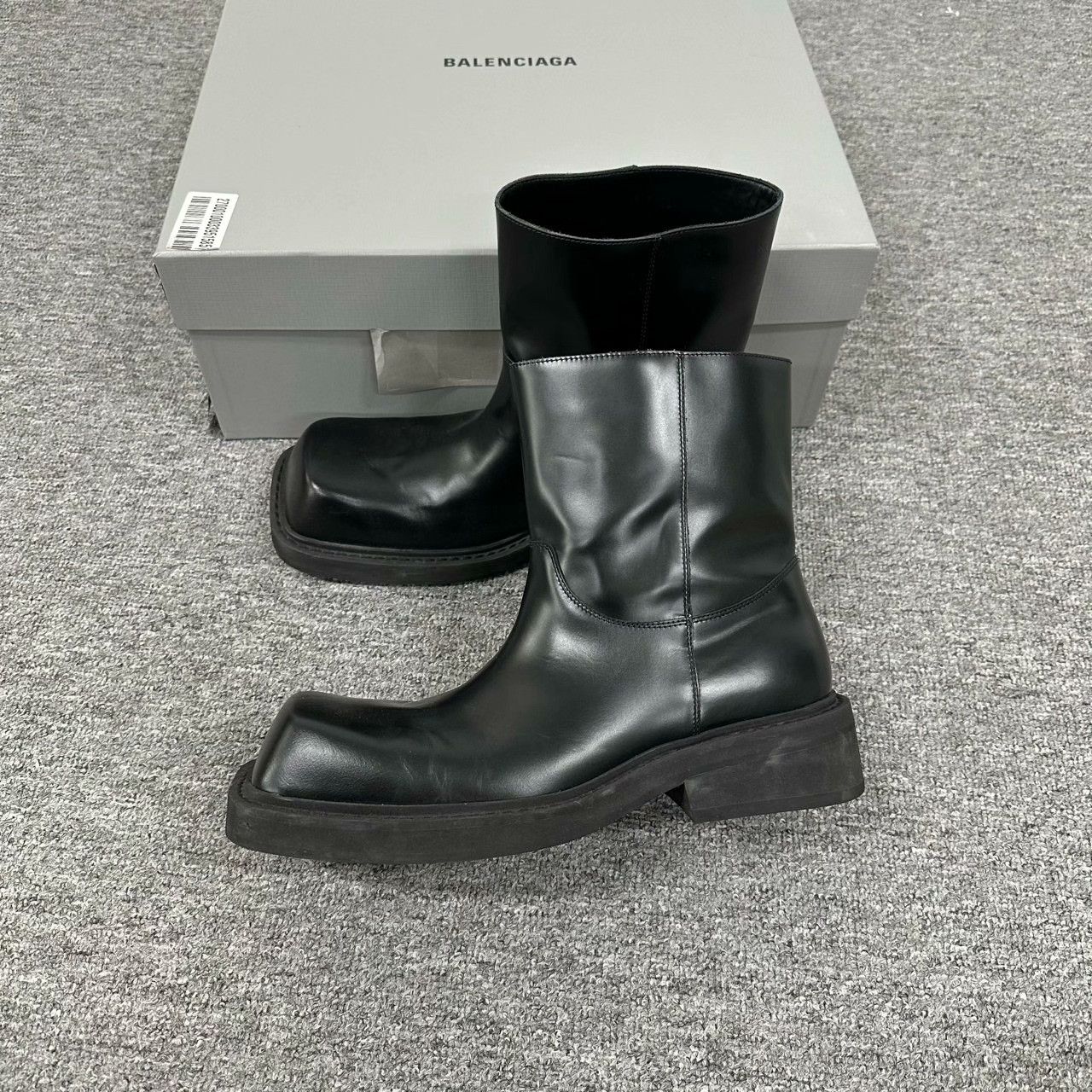 Balenciaga Balenciaga Flat Square Toe Riding Boots Size US 8 / IT 38 - 2 Thumbnail