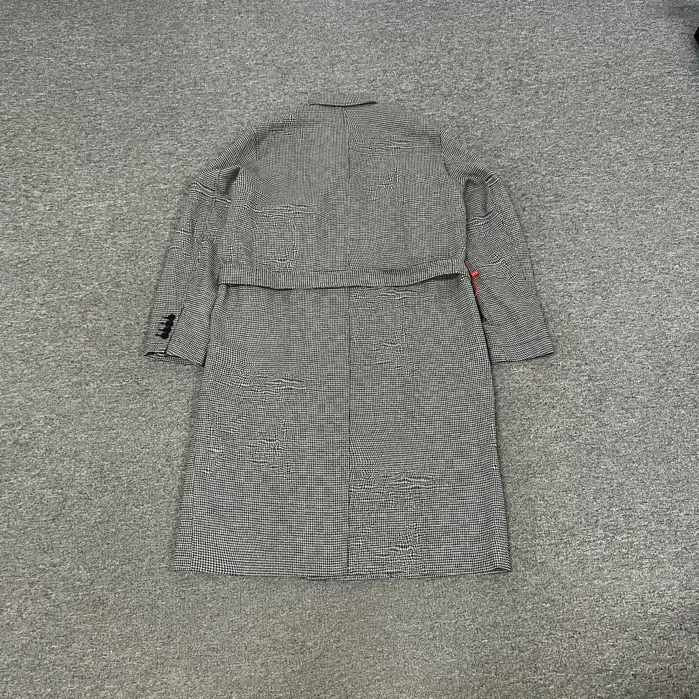 Dior Dior Houndstooth Metal Clasp Coat Size US M / EU 48-50 / 2 - 2 Thumbnail