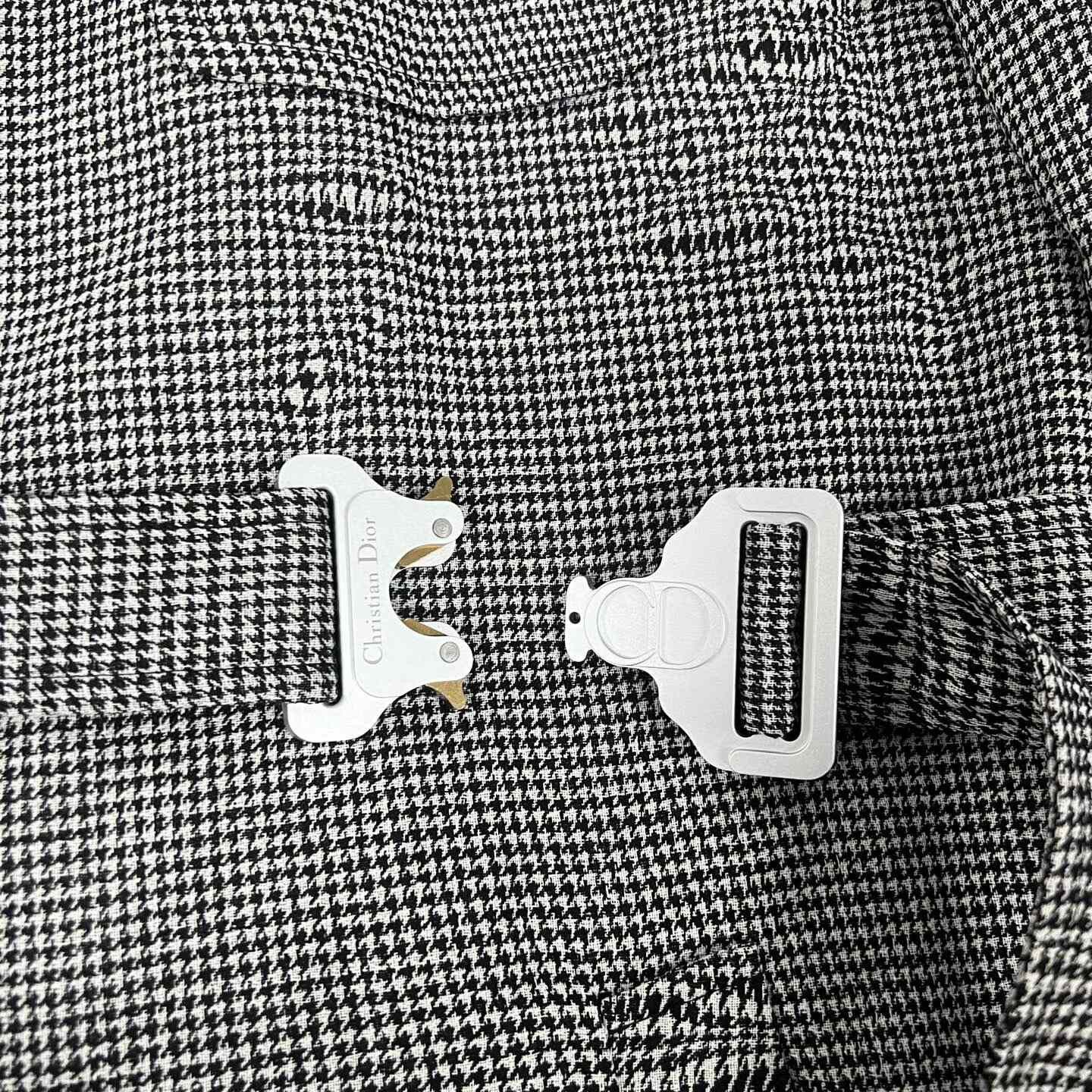 Dior Dior Houndstooth Metal Clasp Coat Size US M / EU 48-50 / 2 - 5 Thumbnail