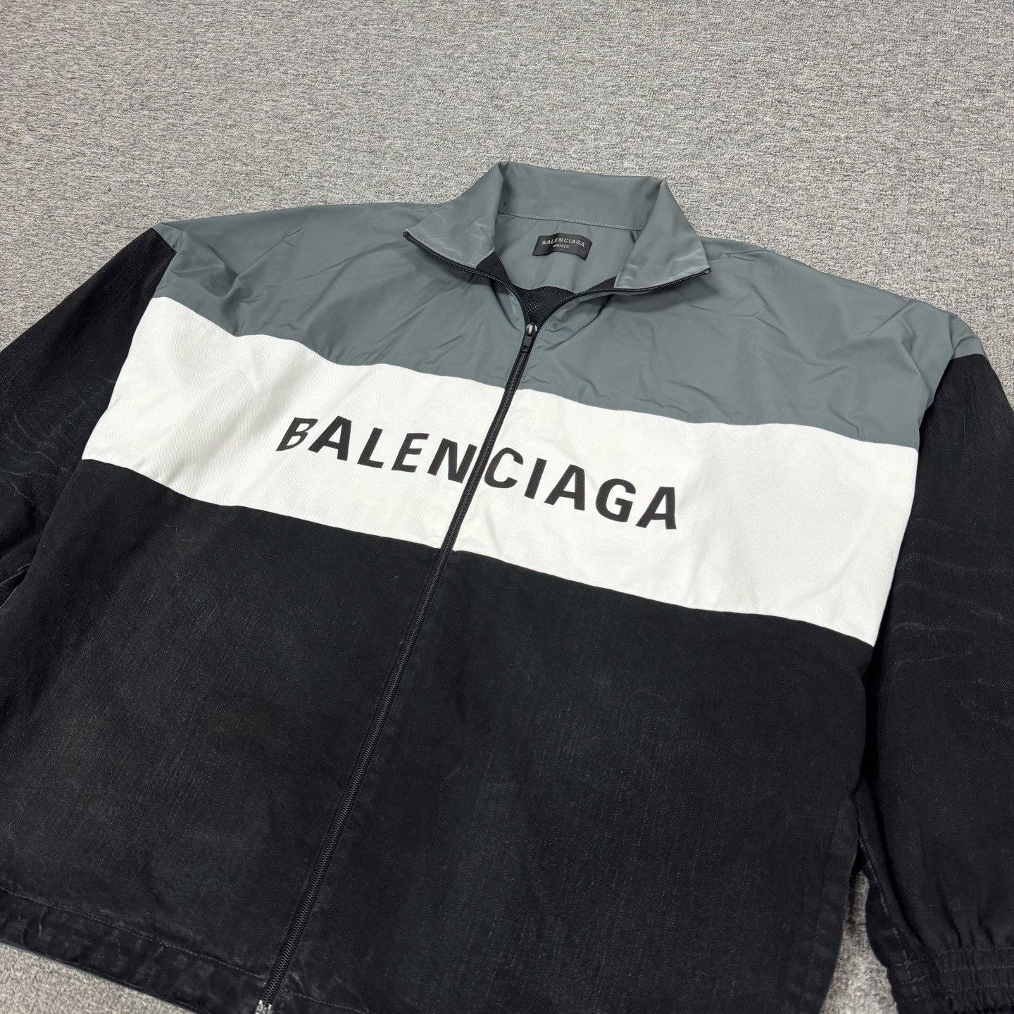 Balenciaga Balenciaga 2024 Patchwork Denim Jacket Size US M / EU 48-50 / 2 - 4 Thumbnail