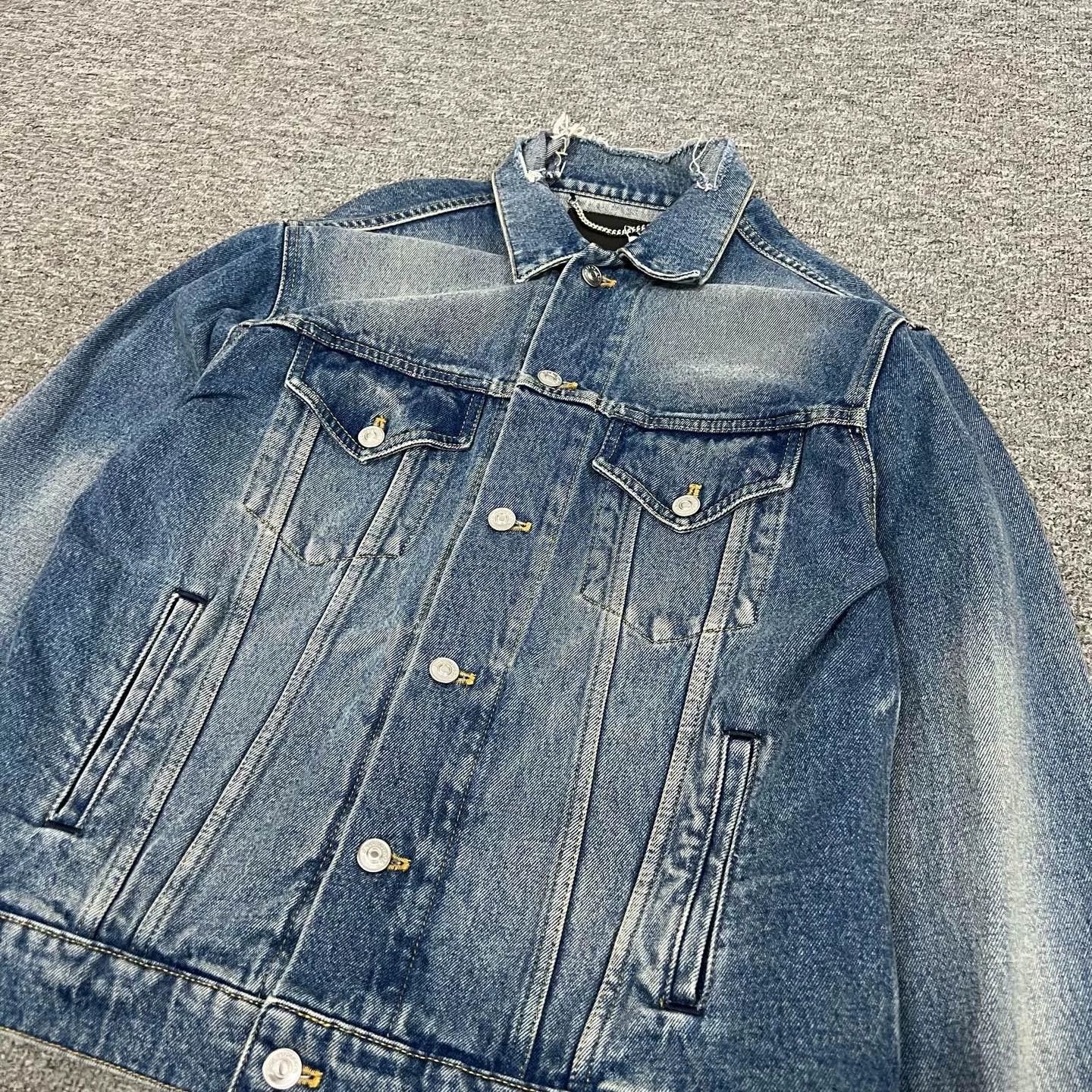 Balenciaga Balenciaga Embroidered Cola Denim Jacket Size US M / EU 48-50 / 2 - 4 Thumbnail