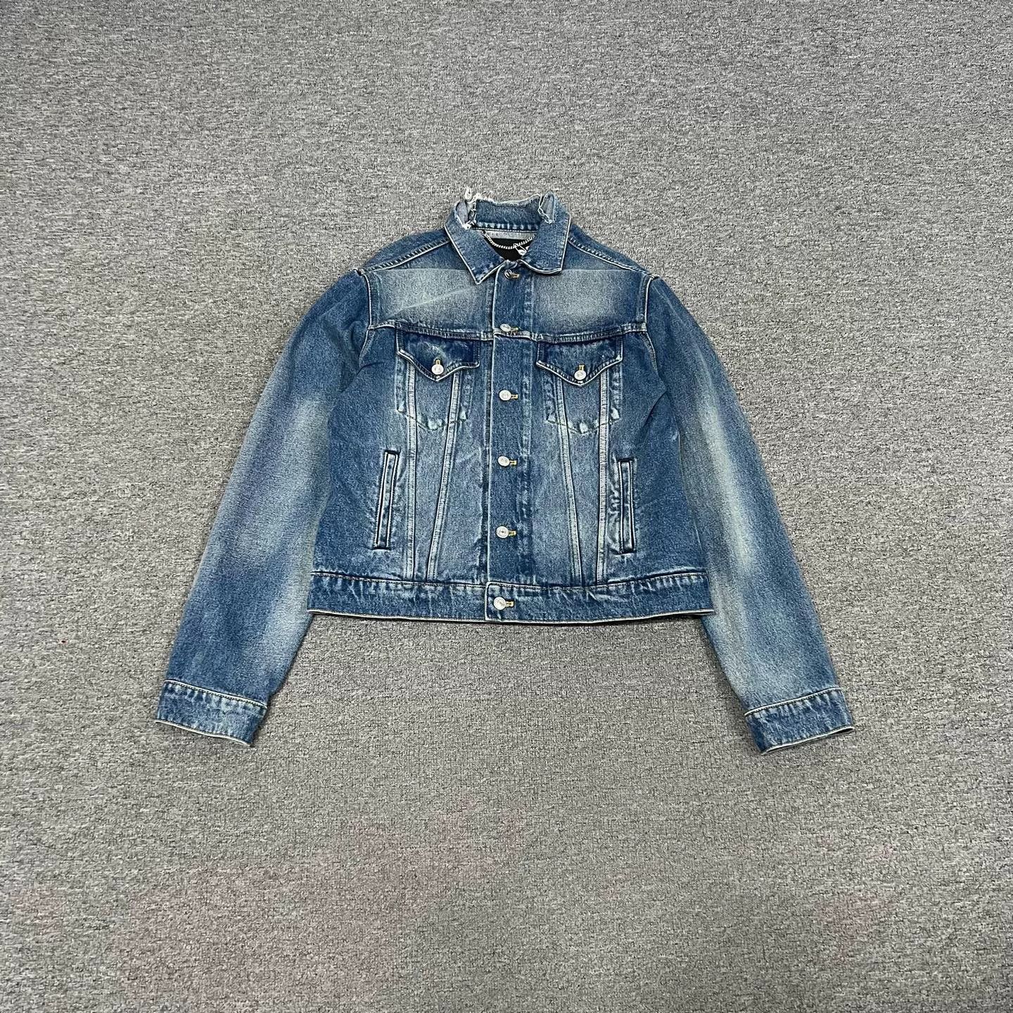 Balenciaga Balenciaga Embroidered Cola Denim Jacket Size US M / EU 48-50 / 2 - 2 Thumbnail