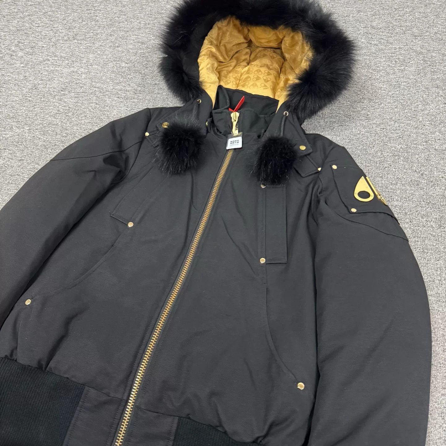 Moose Knuckles Moose Knuckles Gold Label Fur Collar Hooded Down Jacket Size US L / EU 52-54 / 3 - 4 Thumbnail