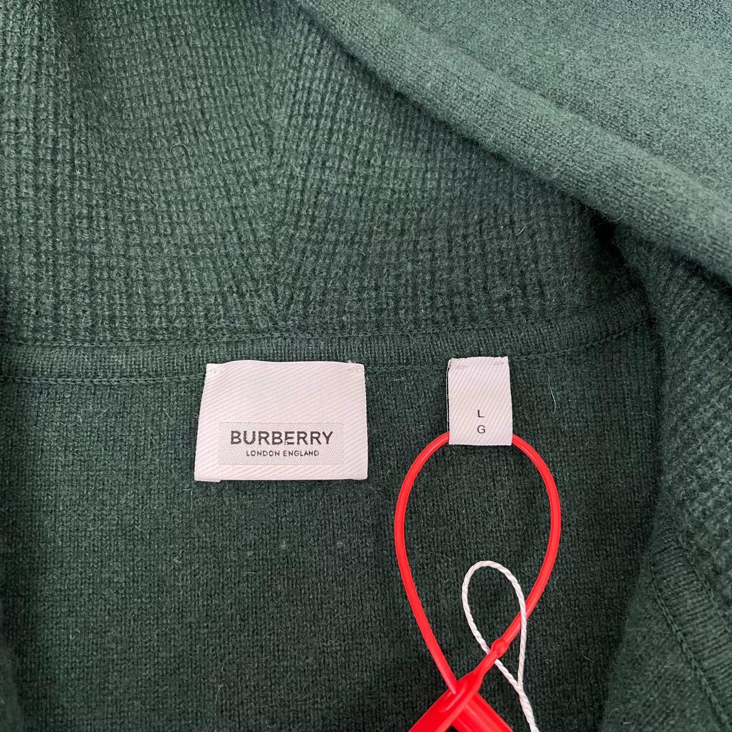 Burberry Burberry Cashmere Knit Zip Hoodie Jacket Size US L / EU 52-54 / 3 - 6 Thumbnail