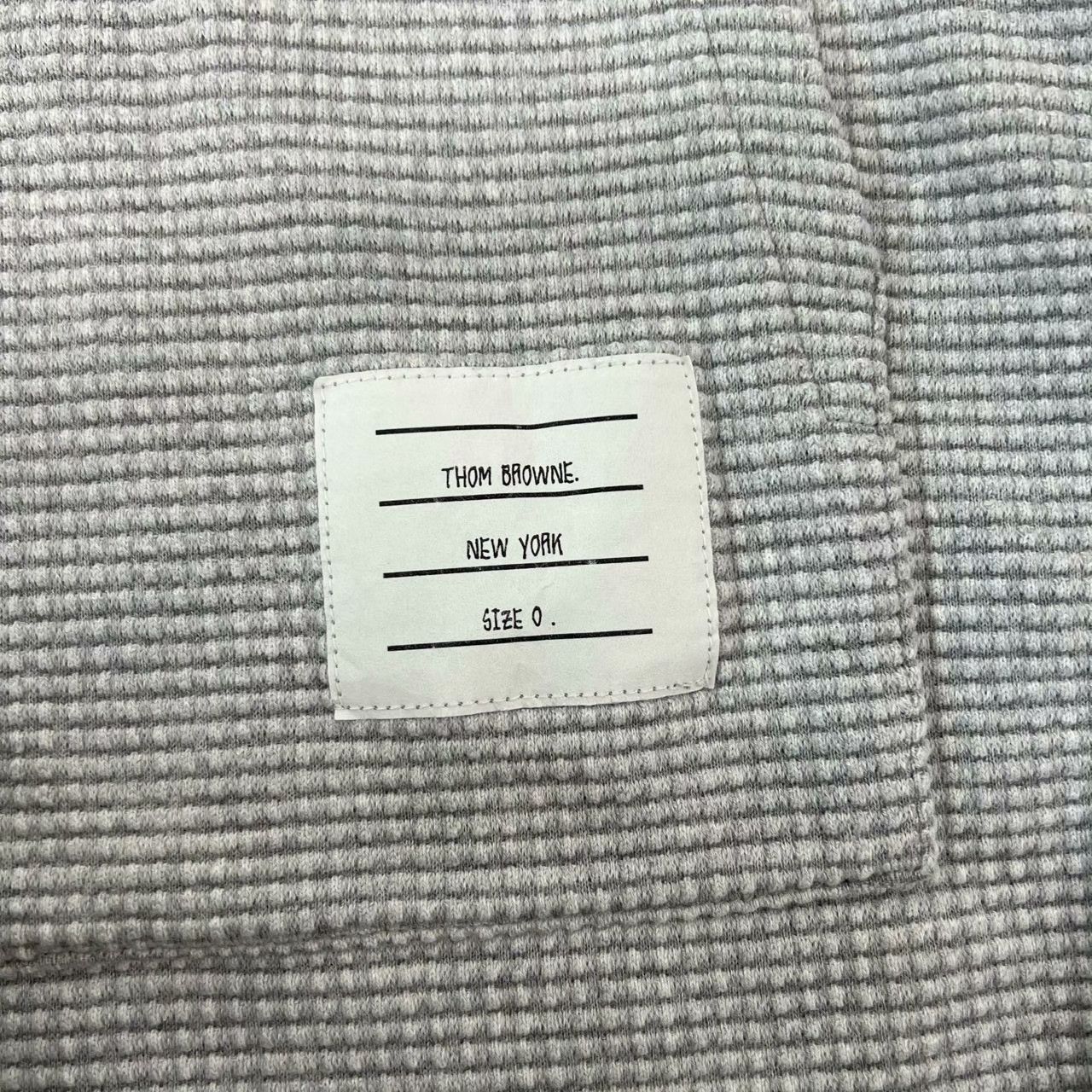 Thom Browne Thom Browne TB Waffle Knit Hoodie Size US XXS / EU 40 - 5 Thumbnail