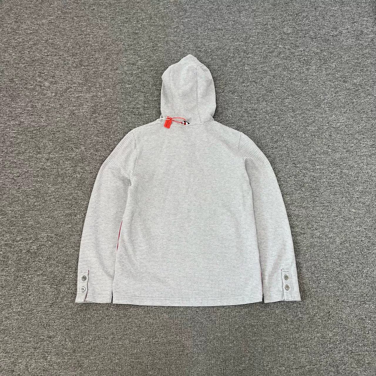 Thom Browne Thom Browne TB Waffle Knit Hoodie Size US XS / EU 42 / 0 - 2 Thumbnail