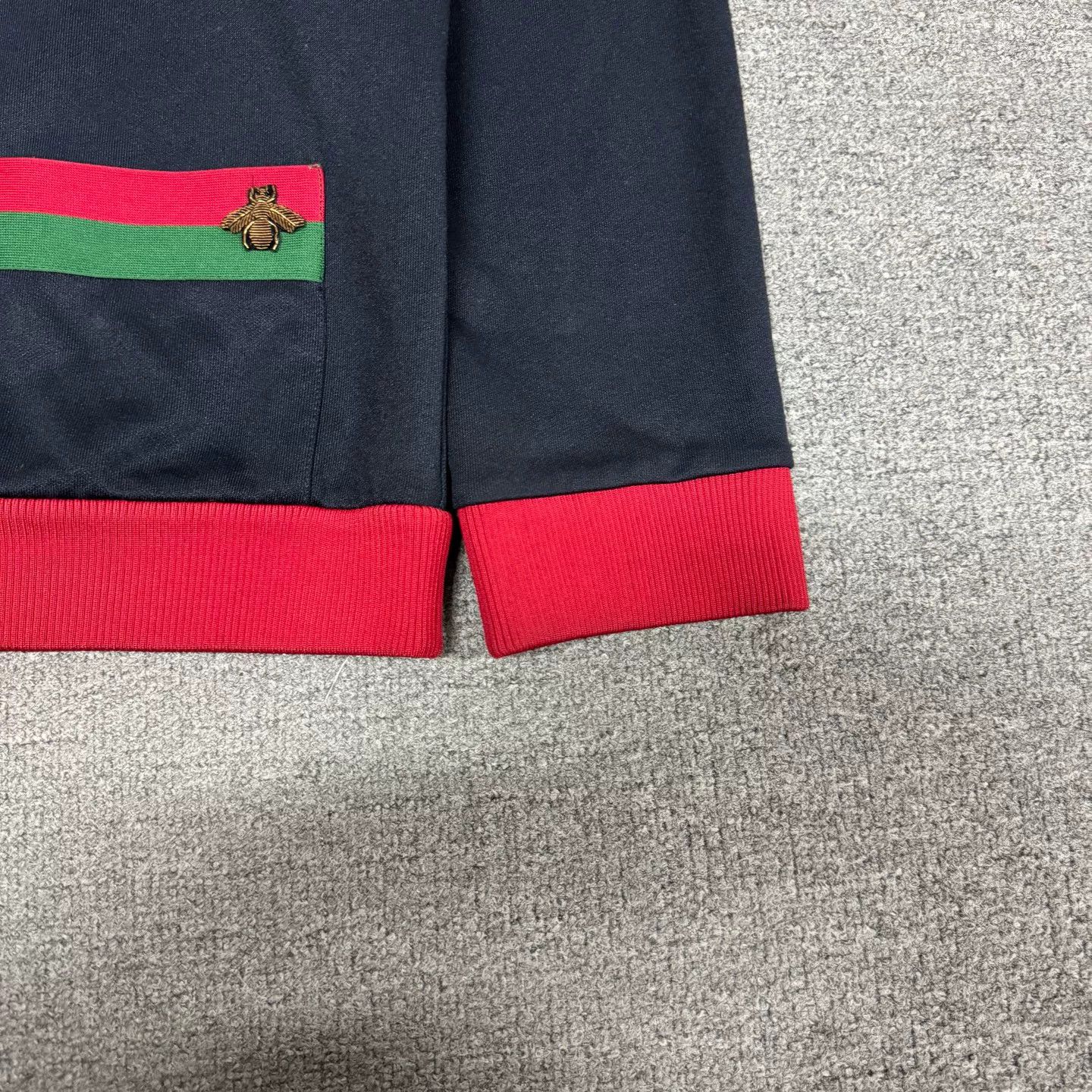 Gucci Gucci Red Green Bee Embroidery Zipper Jacket Size US XL / EU 56 / 4 - 3 Thumbnail
