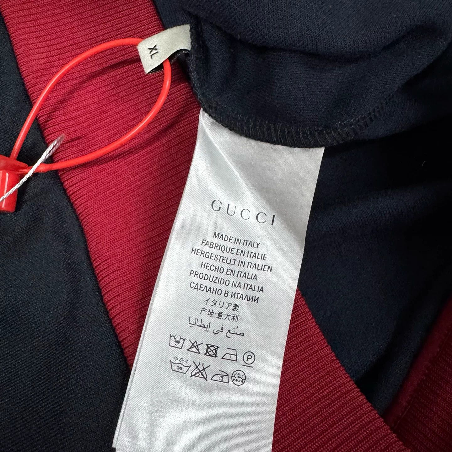 Gucci Gucci Red Green Bee Embroidery Zipper Jacket Size US XL / EU 56 / 4 - 7 Thumbnail