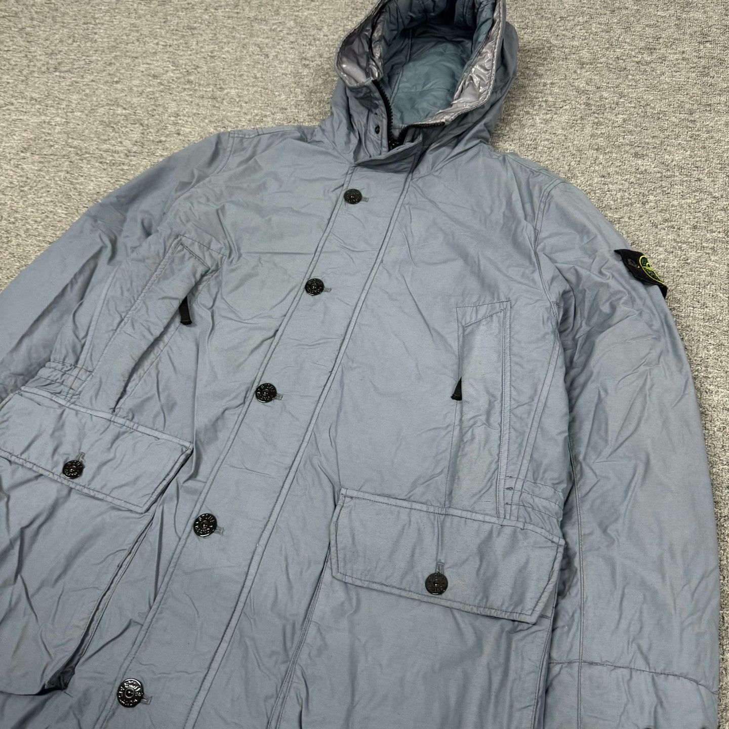 Stone Island Stone Island 21FW Nylon Long Cotton Coat Size US L / EU 52-54 / 3 - 3 Thumbnail