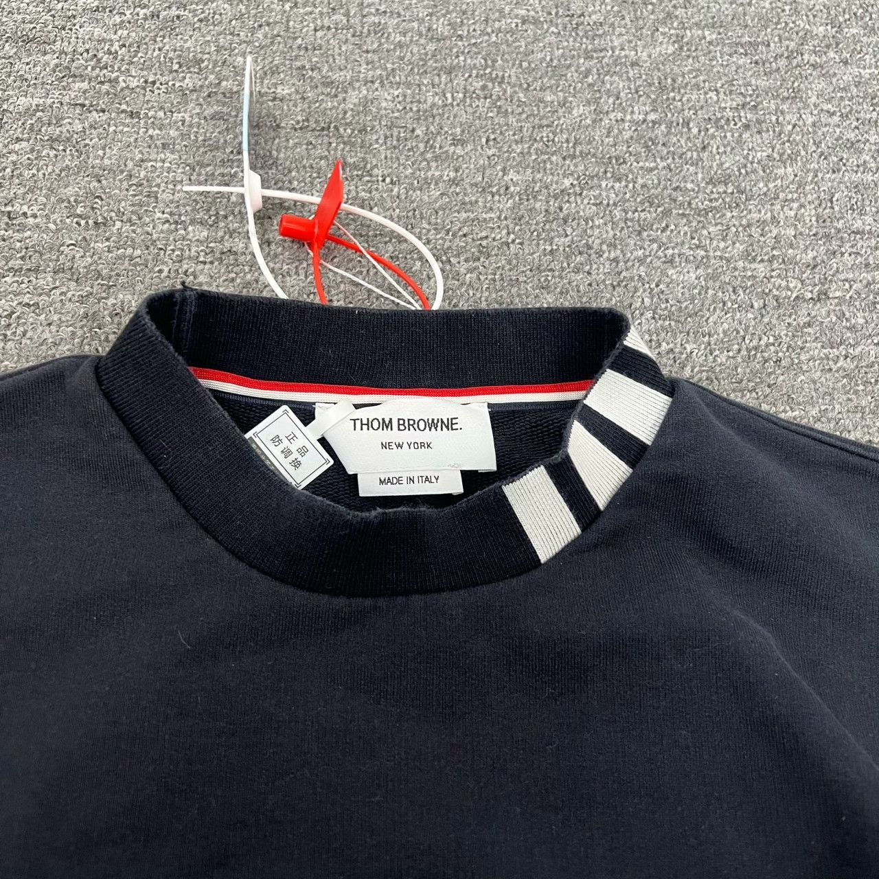 Thom Browne Thom Browne TB Collar Stripe Pullover Size US L / EU 52-54 / 3 - 5 Thumbnail