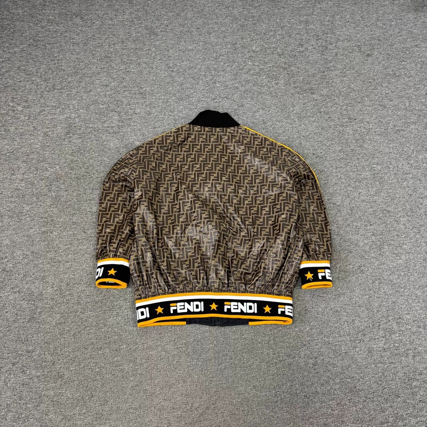 Fendi Fendi Double F Monogram Bomber Jacket Size US XXS / EU 40 - 2 Thumbnail