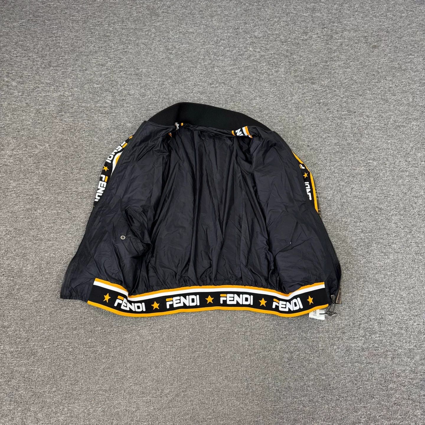 Fendi Fendi Double F Monogram Bomber Jacket Size US XXS / EU 40 - 5 Thumbnail