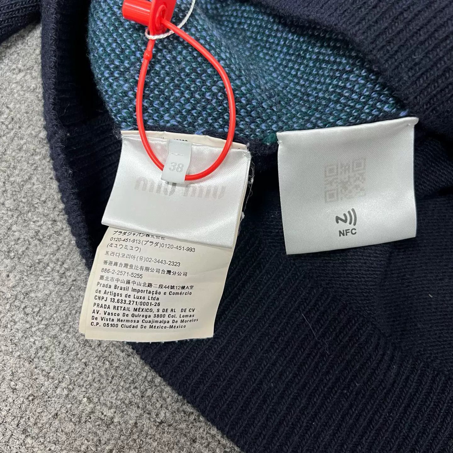 Miu Miu Miu Miu Bow Argyle Knit Cardigan Size S / US 4 / IT 40 - 7 Thumbnail