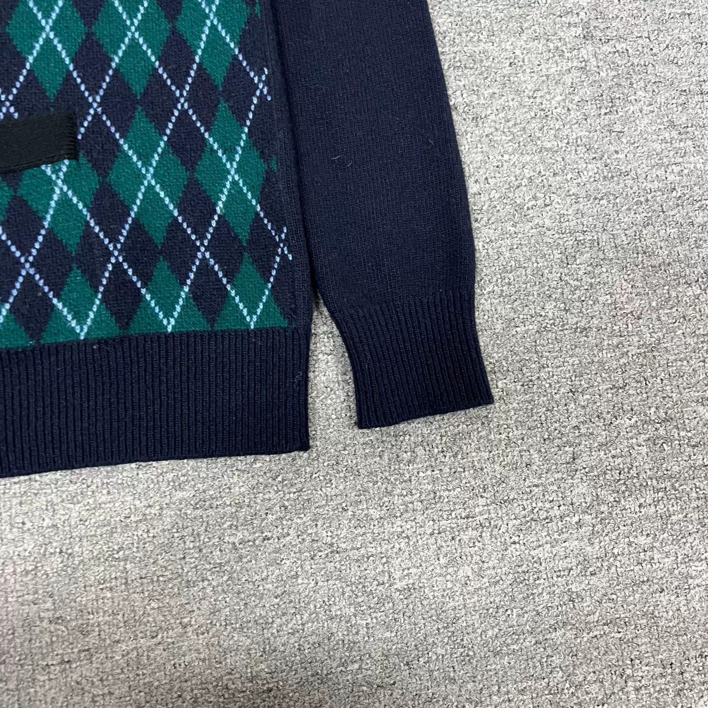Miu Miu Miu Miu Bow Argyle Knit Cardigan Size S / US 4 / IT 40 - 3 Thumbnail