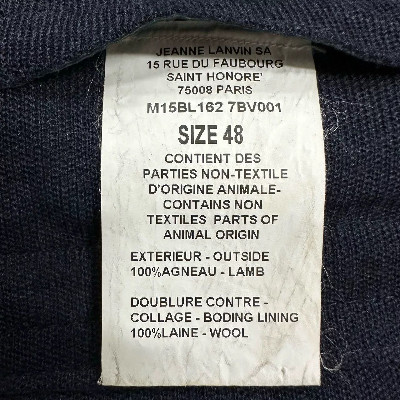Lanvin Lanvin Lambskin Leather Jacket Size US M / EU 48-50 / 2 - 7 Thumbnail