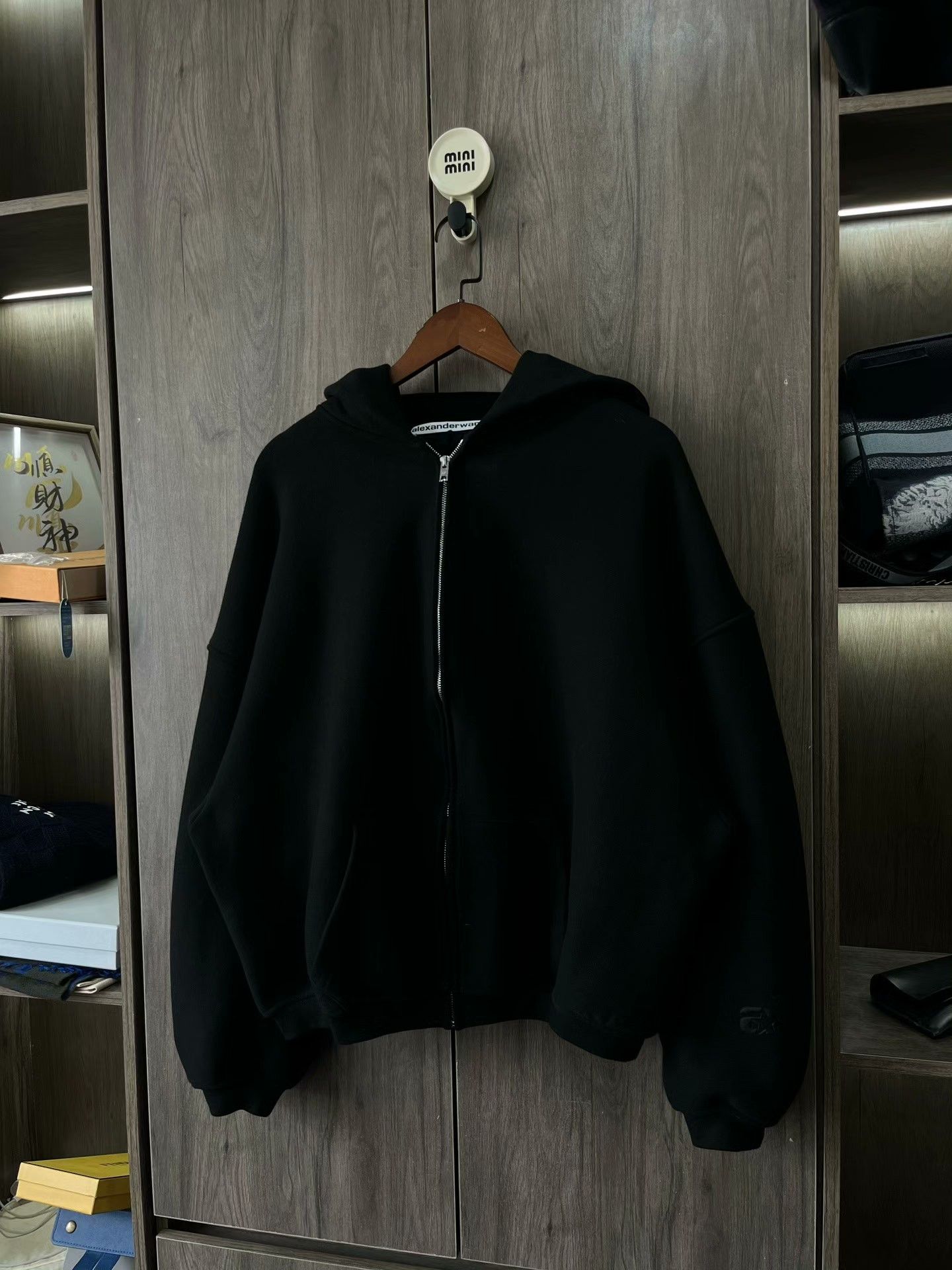 Alexander Wang Alexander Wang Fleece-Lined Black Sweatshirt XS Size XS / US 0-2 / IT 36-38 - 6 Thumbnail