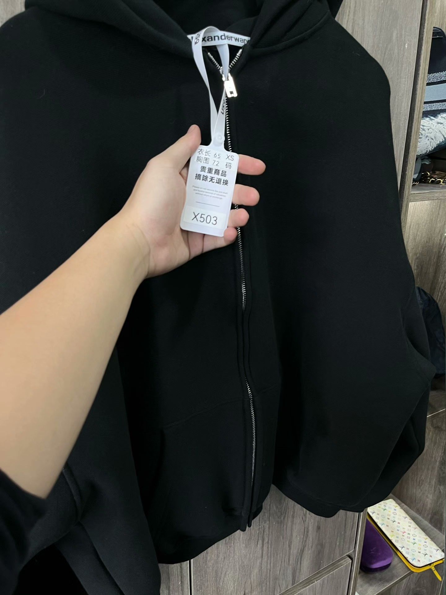 Alexander Wang Alexander Wang Fleece-Lined Black Sweatshirt XS Size XS / US 0-2 / IT 36-38 - 5 Thumbnail