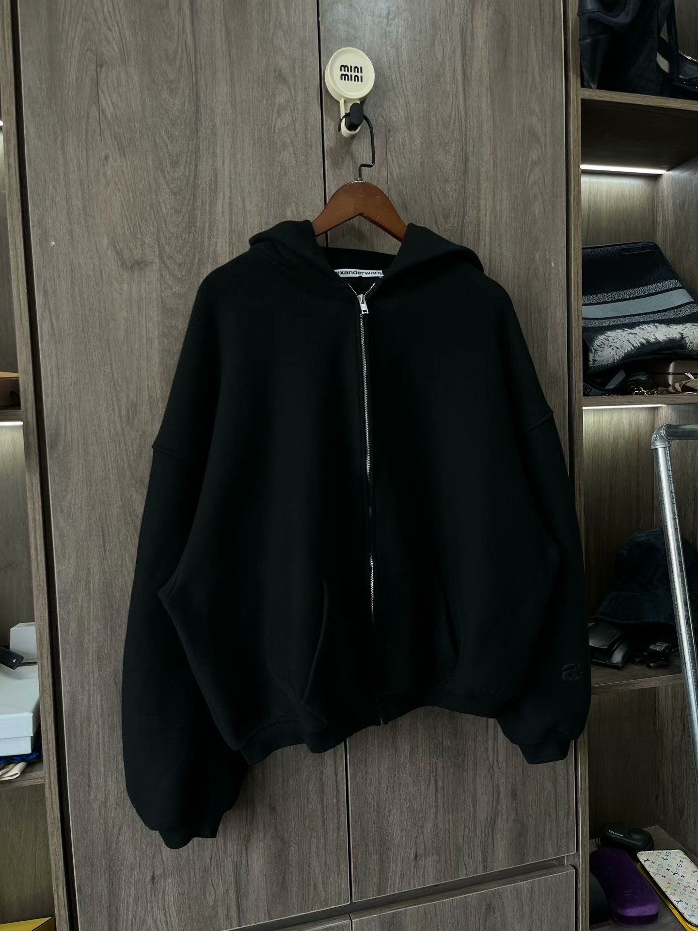 Alexander Wang Alexander Wang Fleece-Lined Black Sweatshirt XS Size XS / US 0-2 / IT 36-38 - 4 Thumbnail