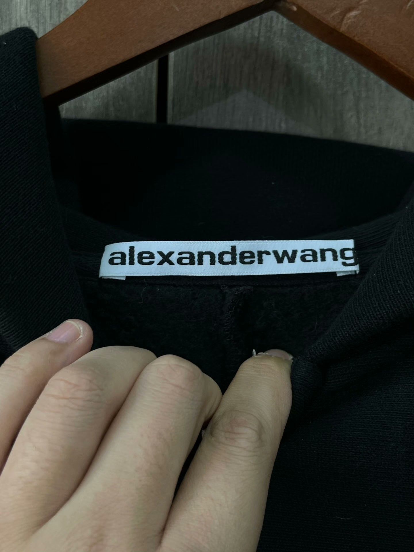 Alexander Wang Alexander Wang Fleece-Lined Black Sweatshirt XS Size XS / US 0-2 / IT 36-38 - 7 Thumbnail