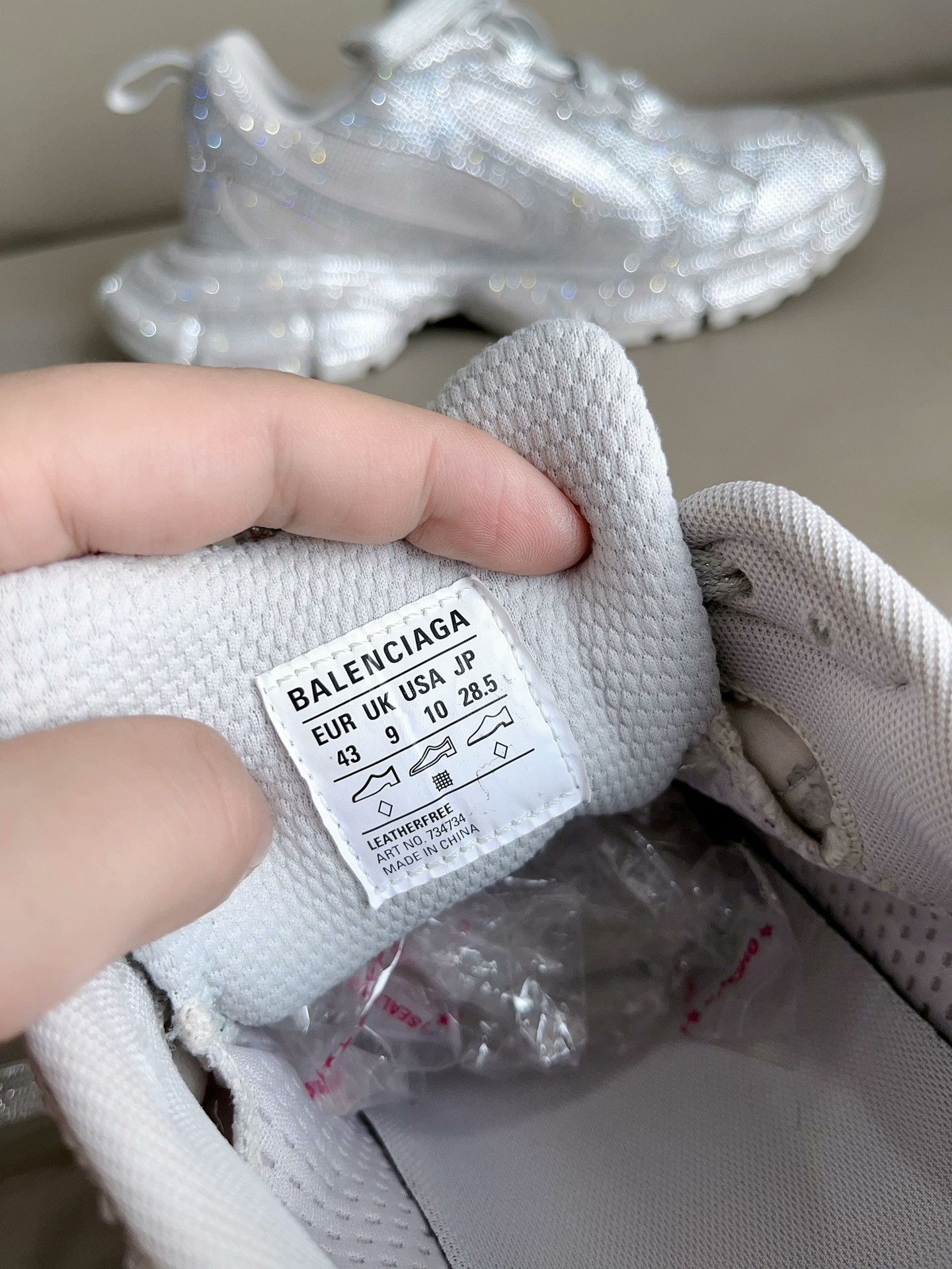 Balenciaga Balenciaga Diamond-Encrusted 3XL Shoes Size US 10 / EU 43 - 8 Thumbnail