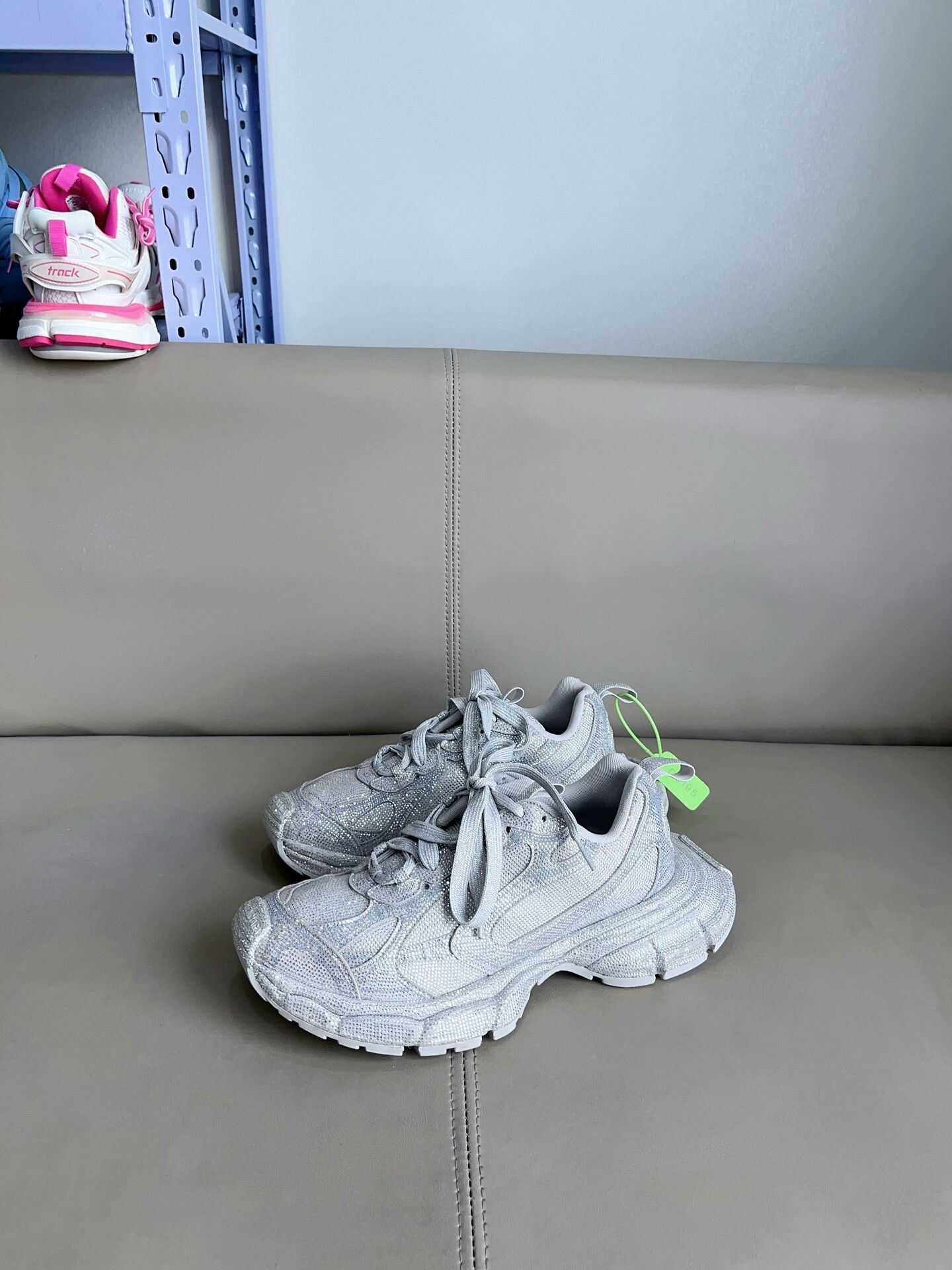 Balenciaga Balenciaga Diamond-Encrusted 3XL Shoes Size US 10 / EU 43 - 5 Thumbnail