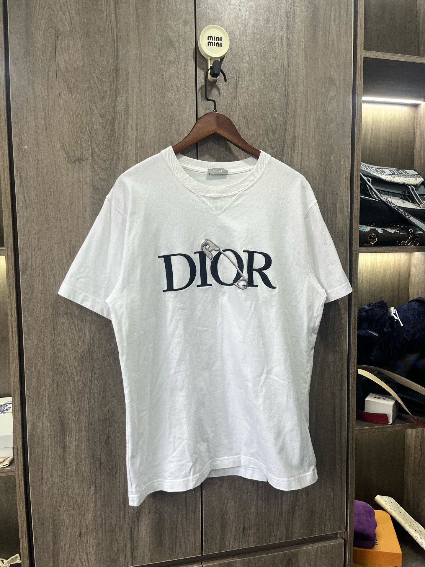 Dior DIOR Logo Embroidered Short Sleeve Size US XL / EU 56 / 4 - 2 Thumbnail