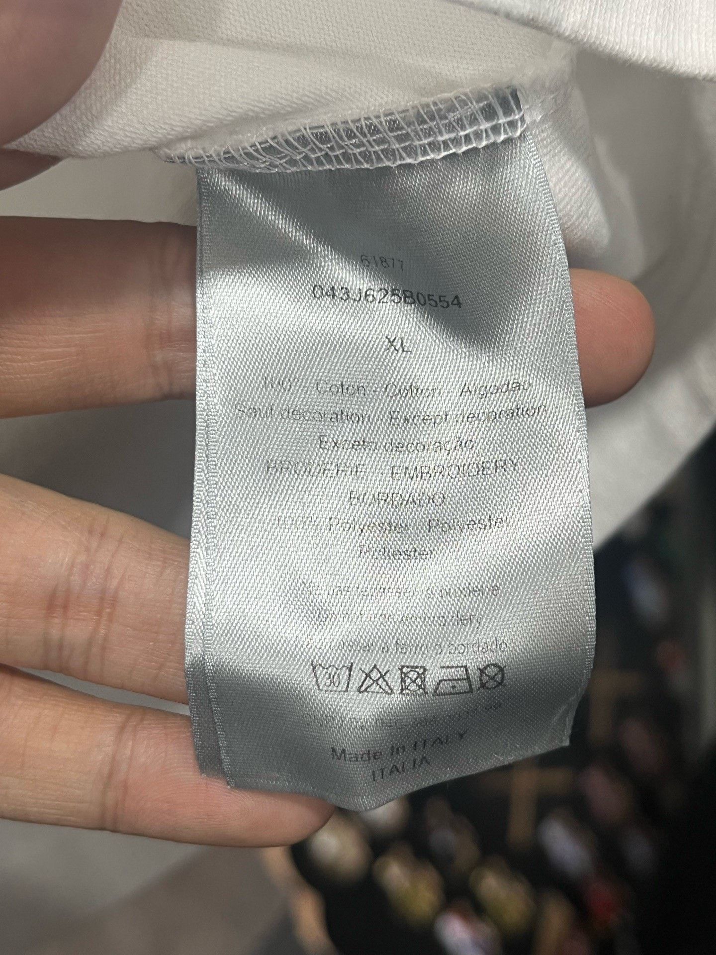 Dior DIOR Logo Embroidered Short Sleeve Size US XL / EU 56 / 4 - 8 Thumbnail