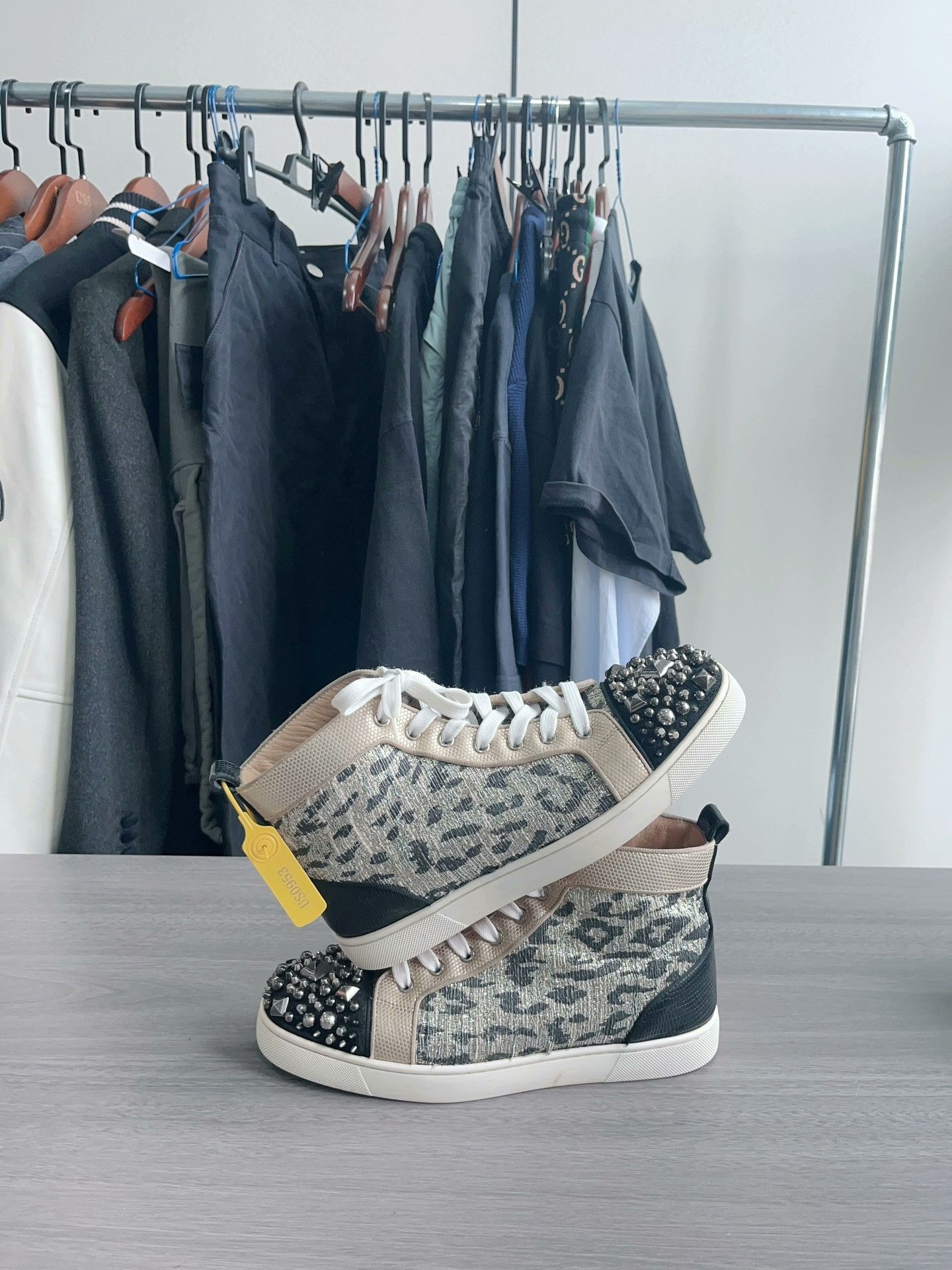 Christian Louboutin Christian Louboutin High-Top Red Sole Shoes Size US 10 / IT 40 - 7 Thumbnail