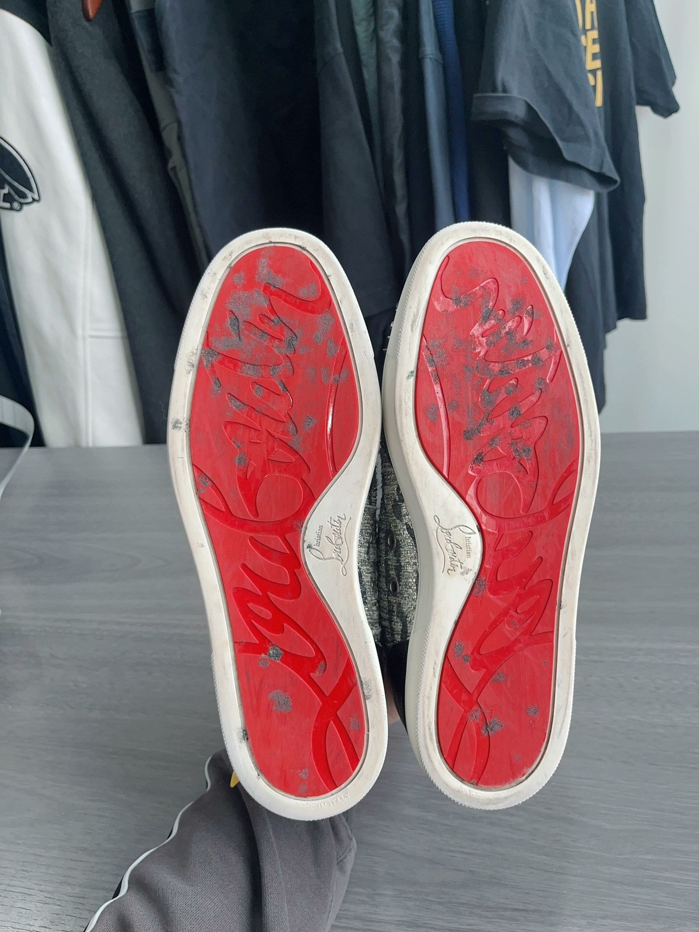 Christian Louboutin Christian Louboutin High-Top Red Sole Shoes Size US 10 / IT 40 - 6 Thumbnail