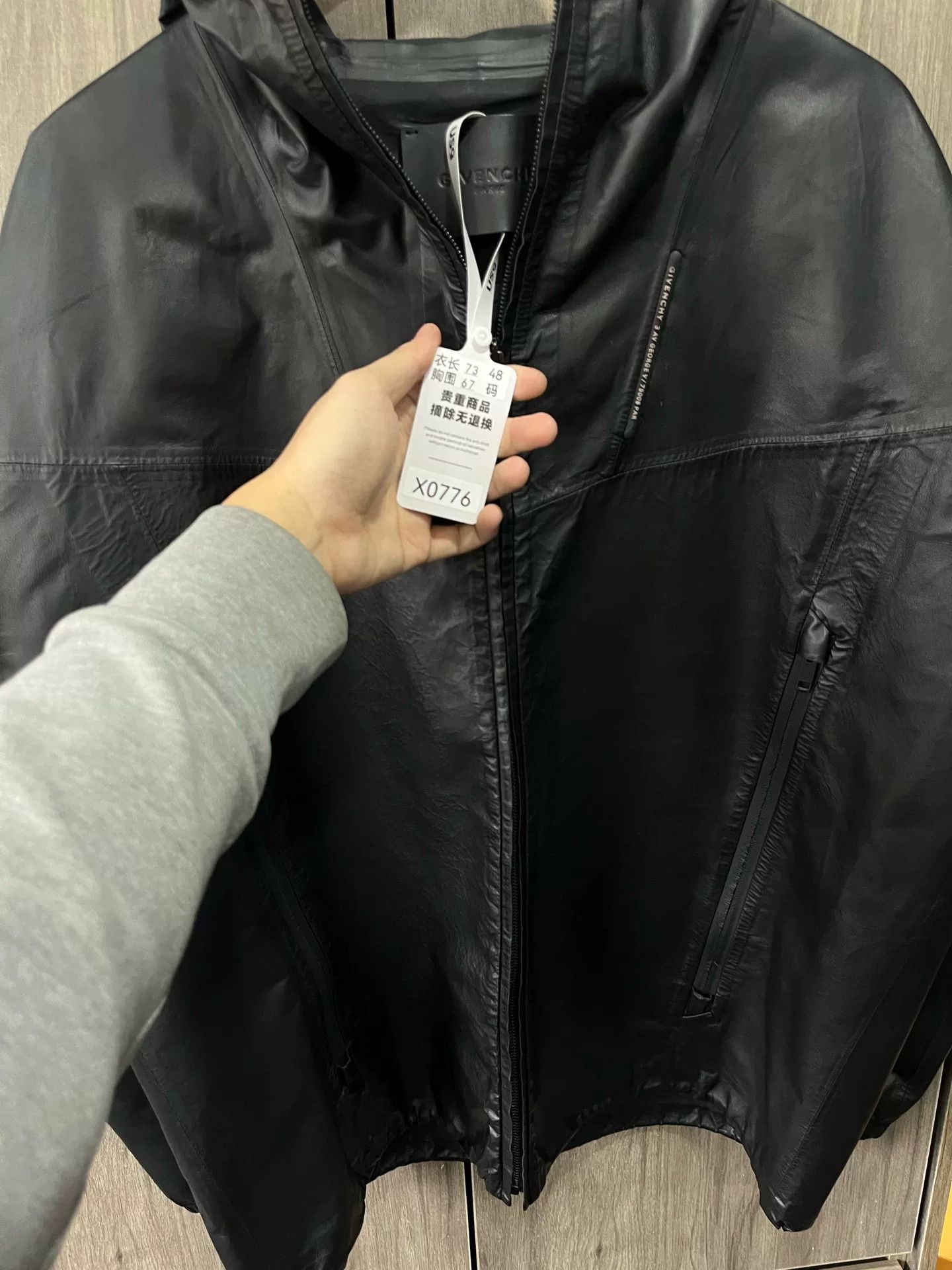 Givenchy Givenchy Hooded Leather Jacket 48 Size US M / EU 48-50 / 2 - 7 Thumbnail