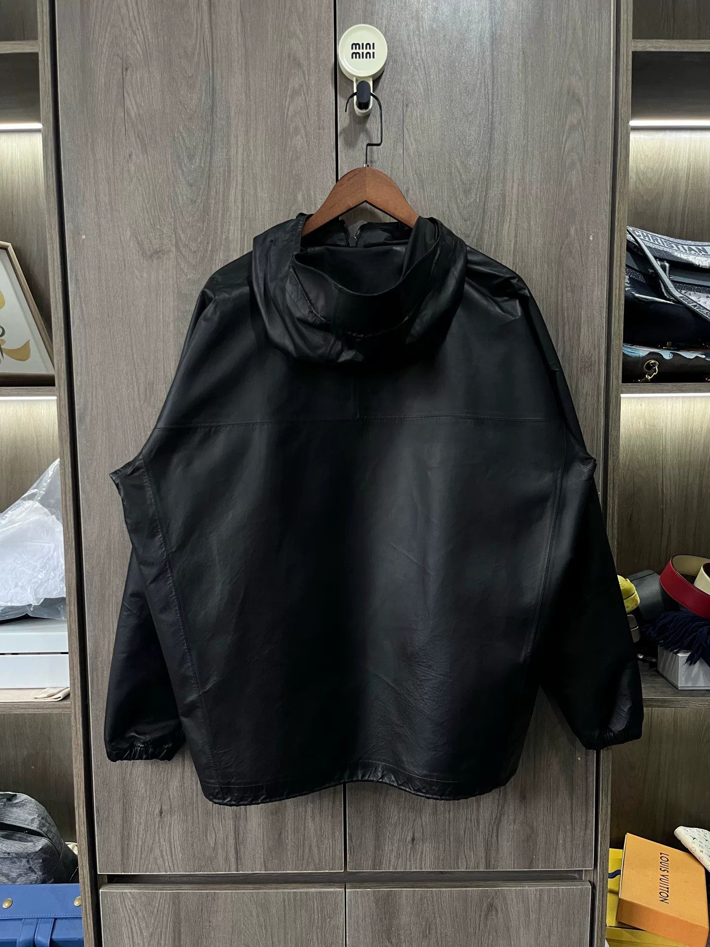 Givenchy Givenchy Hooded Leather Jacket 48 Size US M / EU 48-50 / 2 - 2 Thumbnail