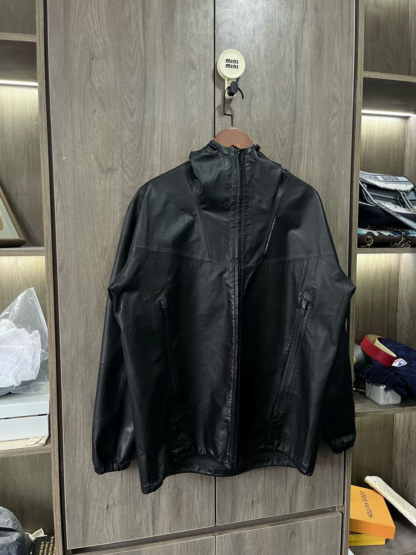 Givenchy Givenchy Hooded Leather Jacket 48 Size US M / EU 48-50 / 2 - 5 Thumbnail