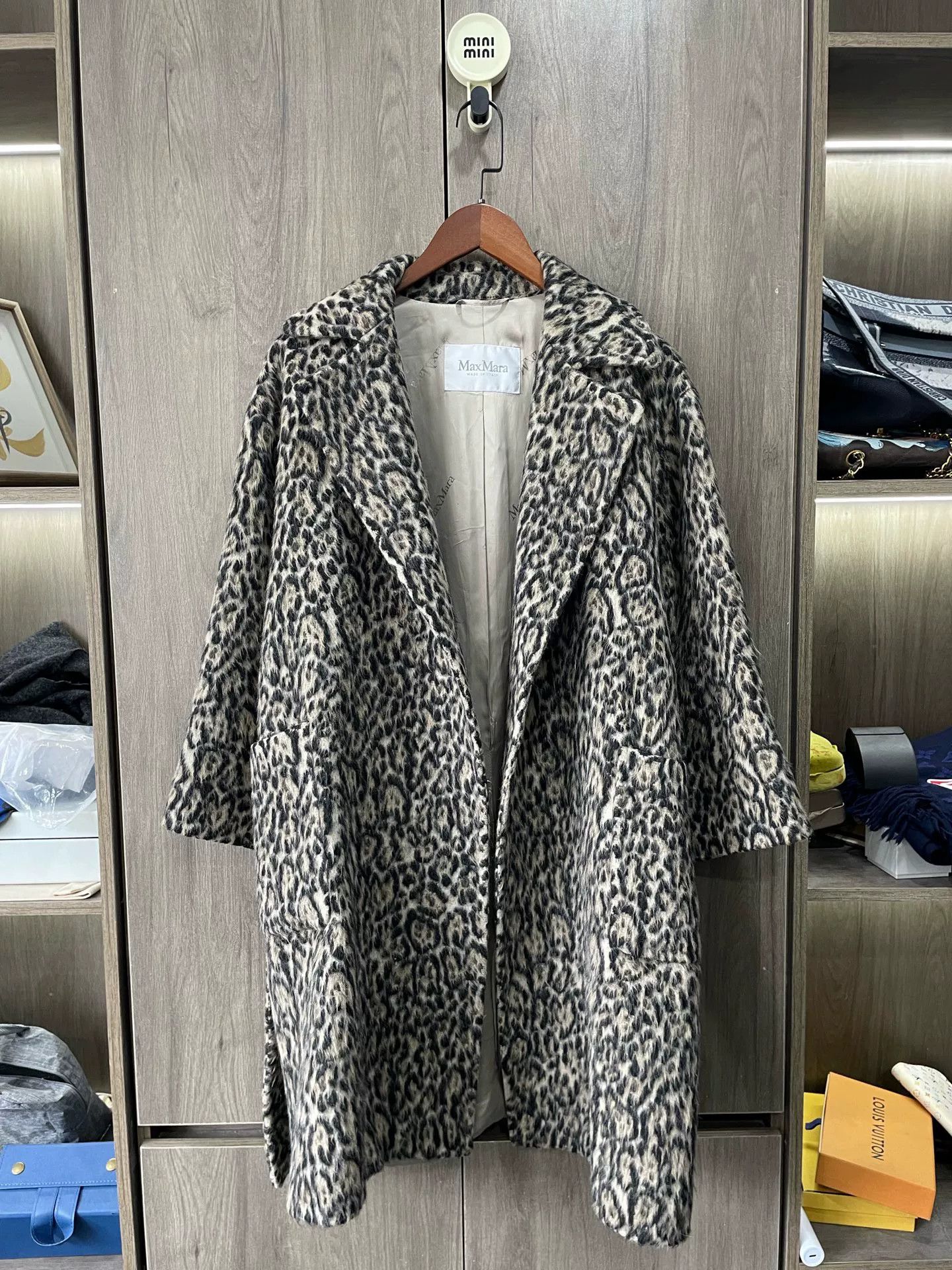 Max Mara MaxMara Leopard Print Coat Size XS / US 0-2 / IT 36-38 - 8 Thumbnail