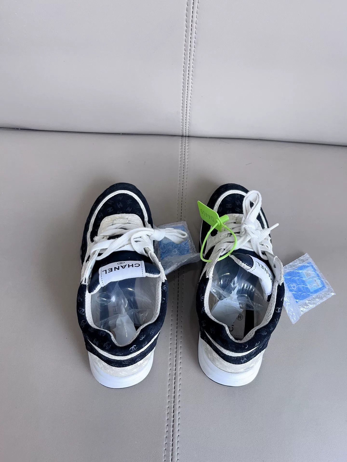 Chanel Chanel Black White Panda CC Print Sneakers Size US 6 / IT 36 - 3 Thumbnail