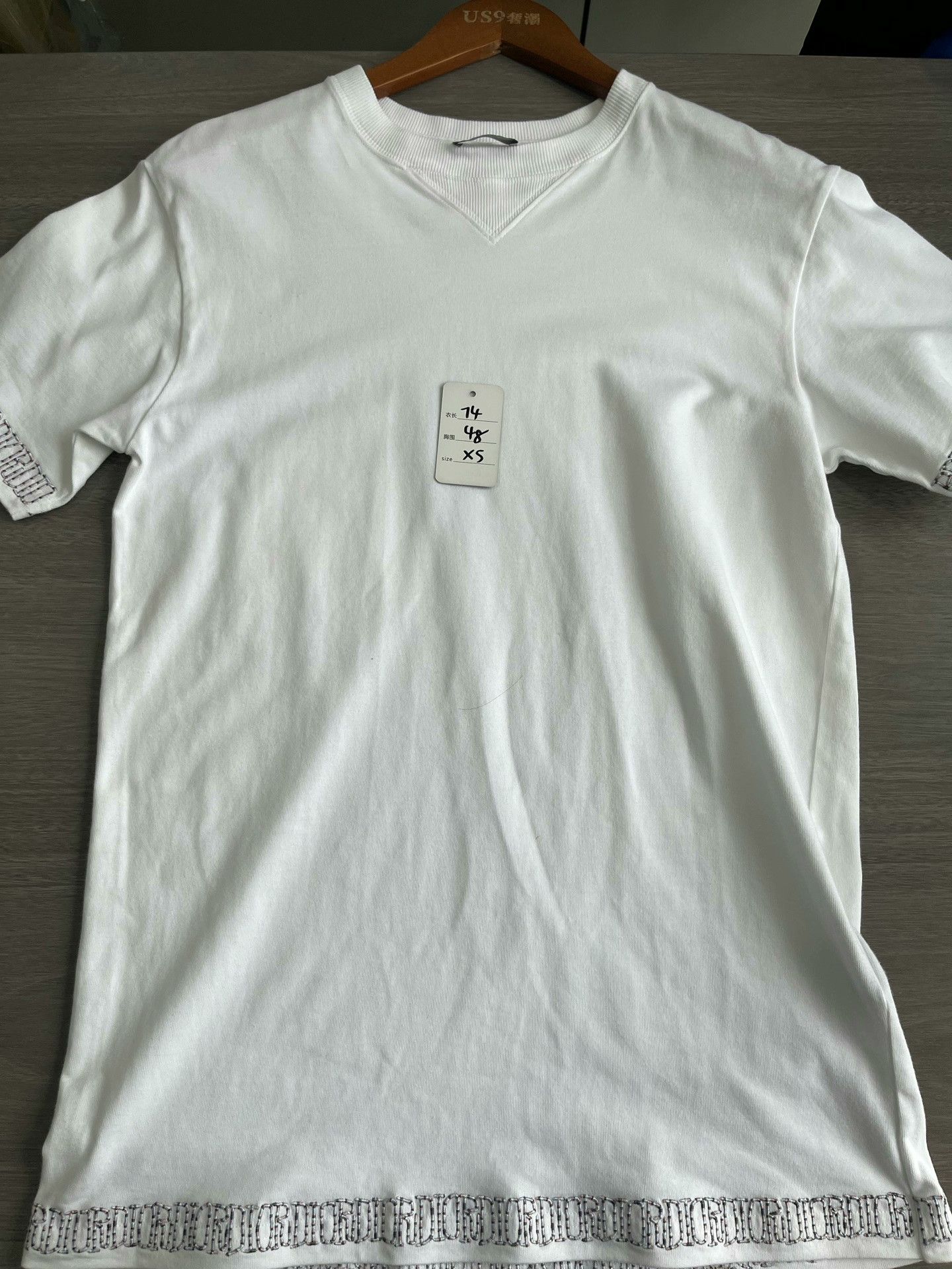 Dior Dior x Stussy Embroidered Logo Short-Sleeve Tee Size US XS / EU 42 / 0 - 7 Thumbnail