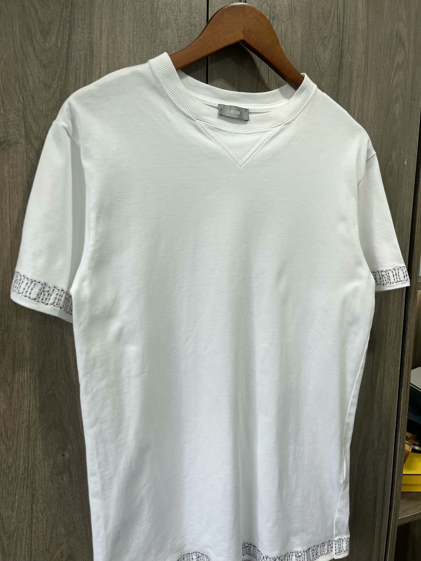Dior Dior x Stussy Embroidered Logo Short-Sleeve Tee Size US XS / EU 42 / 0 - 2 Thumbnail