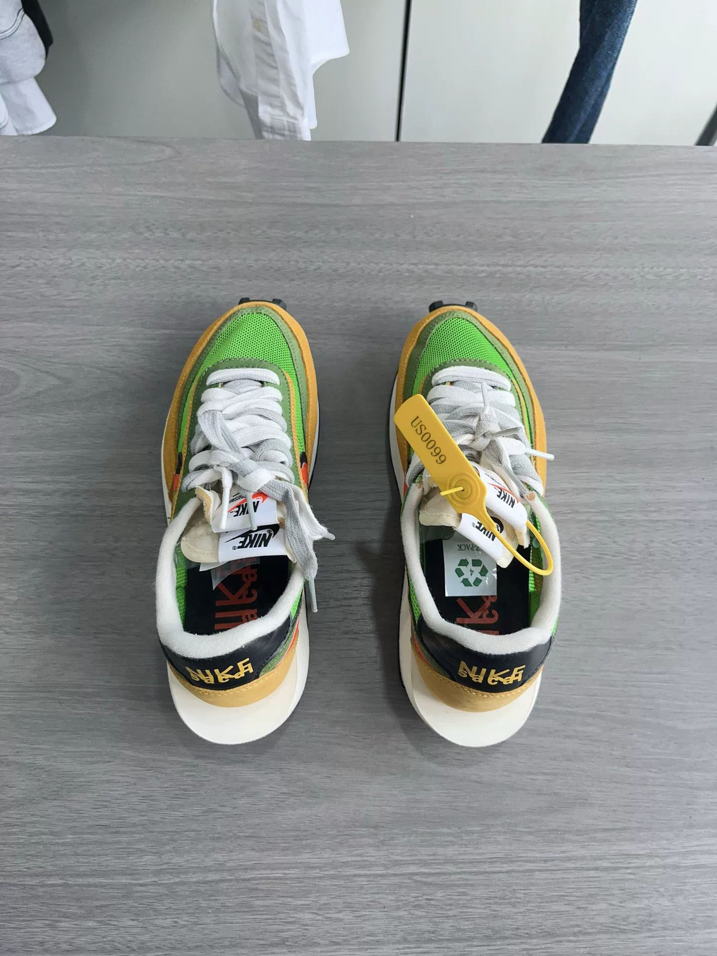 Sacai Sacai Yellow Green Shoes Size US 7 / IT 37 - 6 Thumbnail