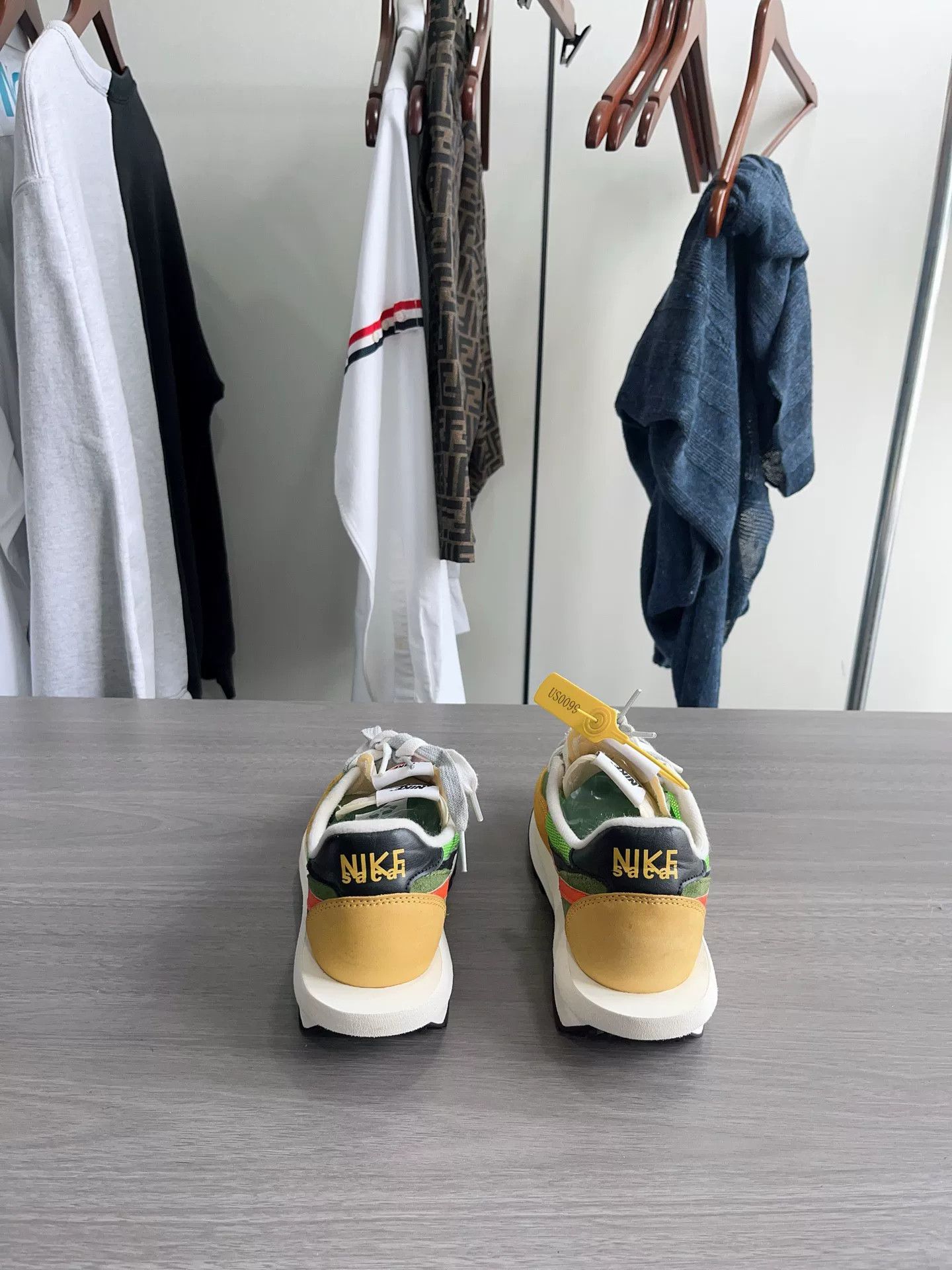Sacai Sacai Yellow Green Shoes Size US 7 / IT 37 - 2 Thumbnail