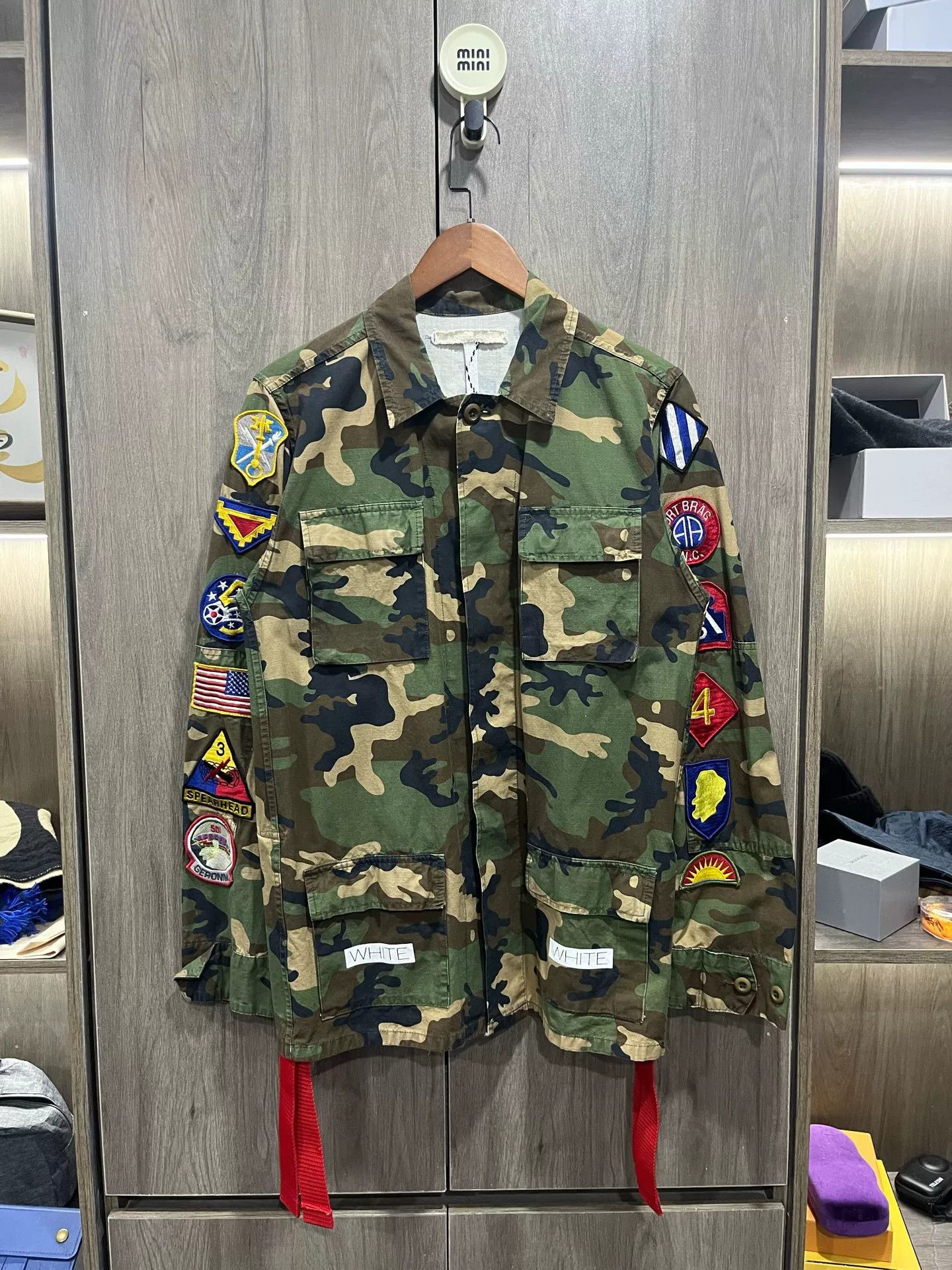 Off-White Off-White Zebra Camo Black Ribbon Jacket Size XXS / US 00 / IT 34 - 3 Thumbnail